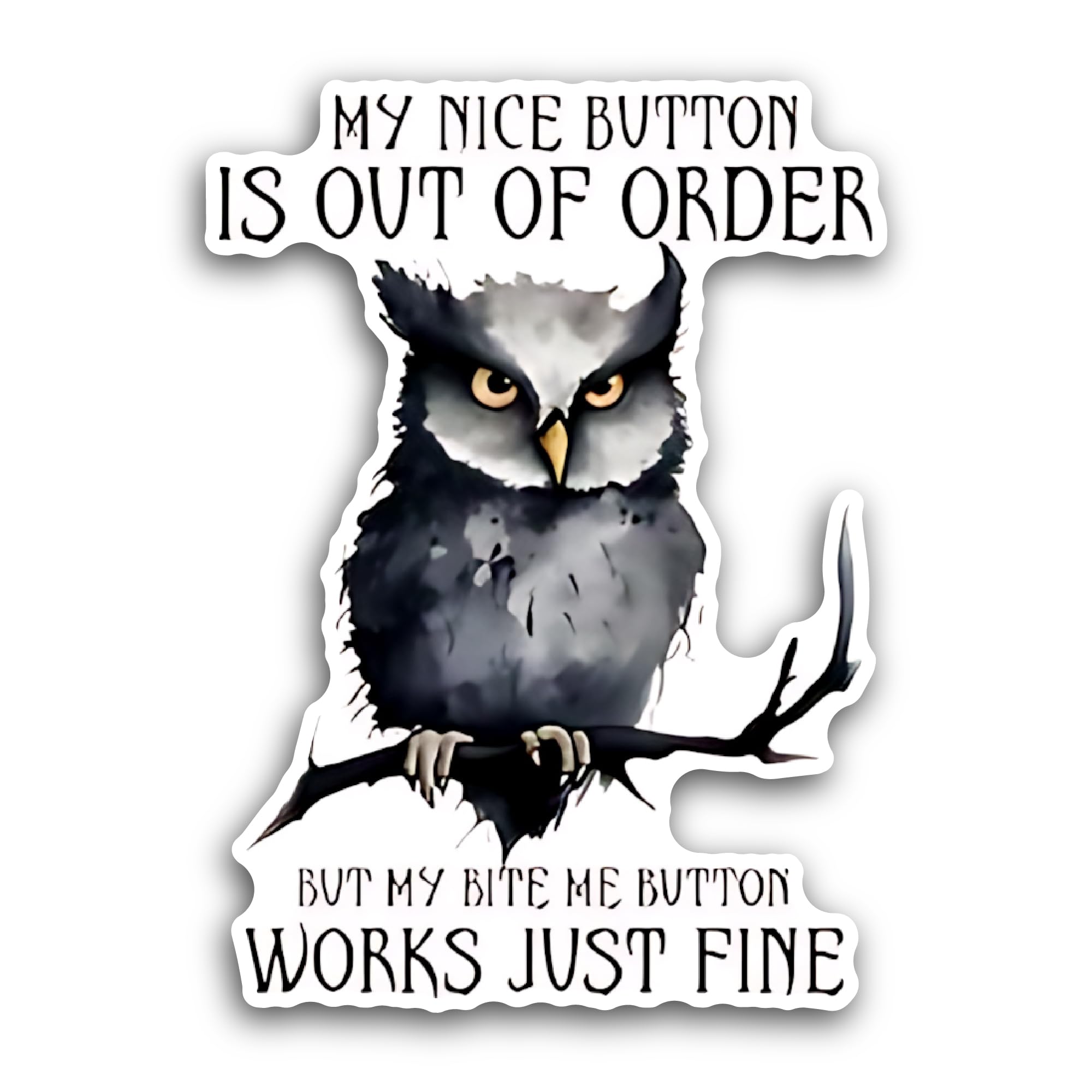 2 (Pieces) 3" and 5" Party Text Sticker, Waterproof Vinyl Decals for Many Purpose Like Cars, Trucks,