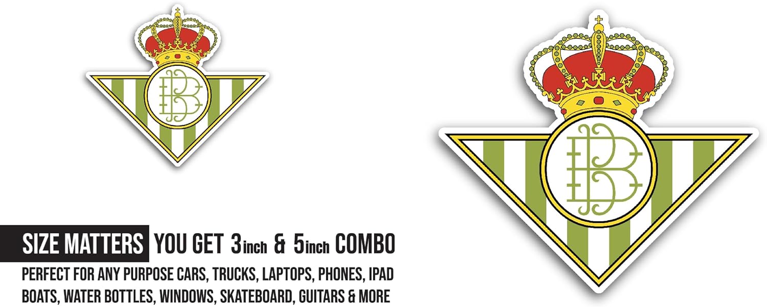 2 (Pieces) 3" and 5" Real Bet1s Sticker, Waterproof Vinyl Decals for Many Purpose Like Cars, Trucks, Laptops, Phones, Windows and More