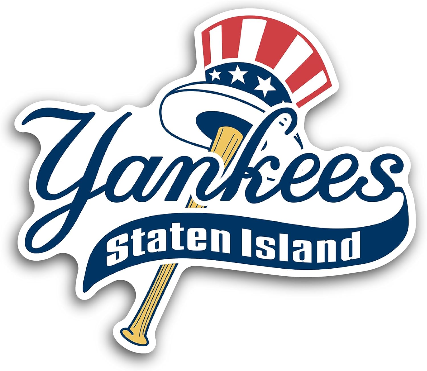 2 (Pieces) 3" and 5" Yank33s Logo Sticker, Waterproof Vinyl Decals for Many Purpose Like Cars, Trucks, Laptops, Phones, Windows and More