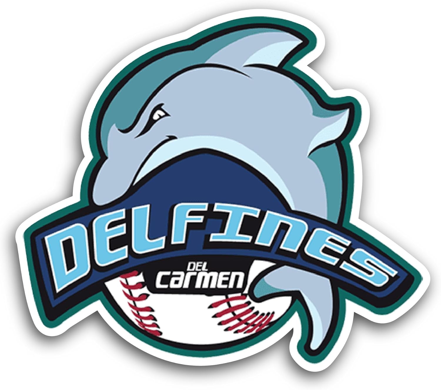 2 (Pieces) 3" and 5" Delf1nes Logo Sticker, Waterproof Vinyl Decals for Many Purpose Like Cars, Trucks, Laptops, Phones, Windows and More