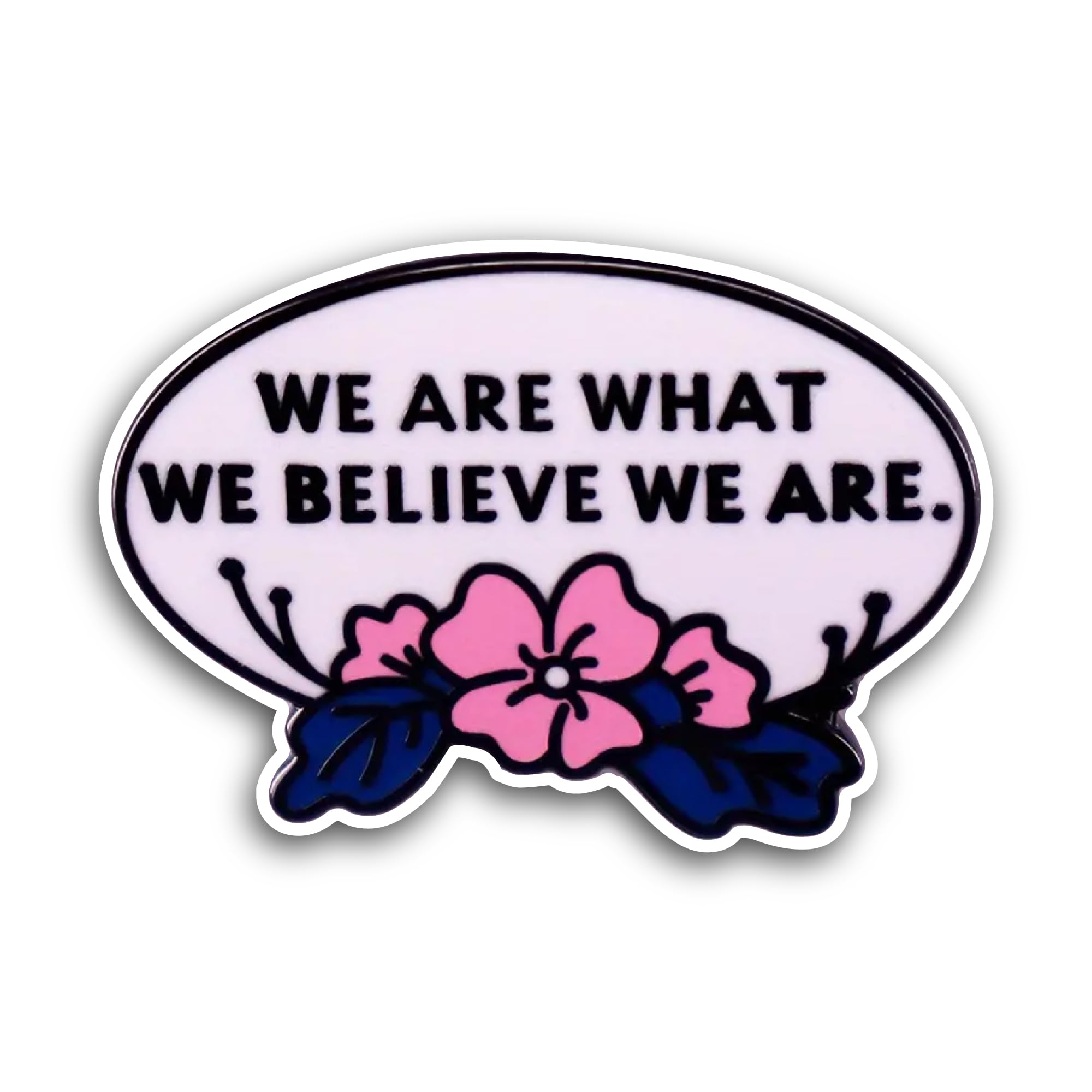 2 (Pieces) 3" and 5" We are What We Believe We are Sticker, Waterproof Vinyl Decals for Many Purpose