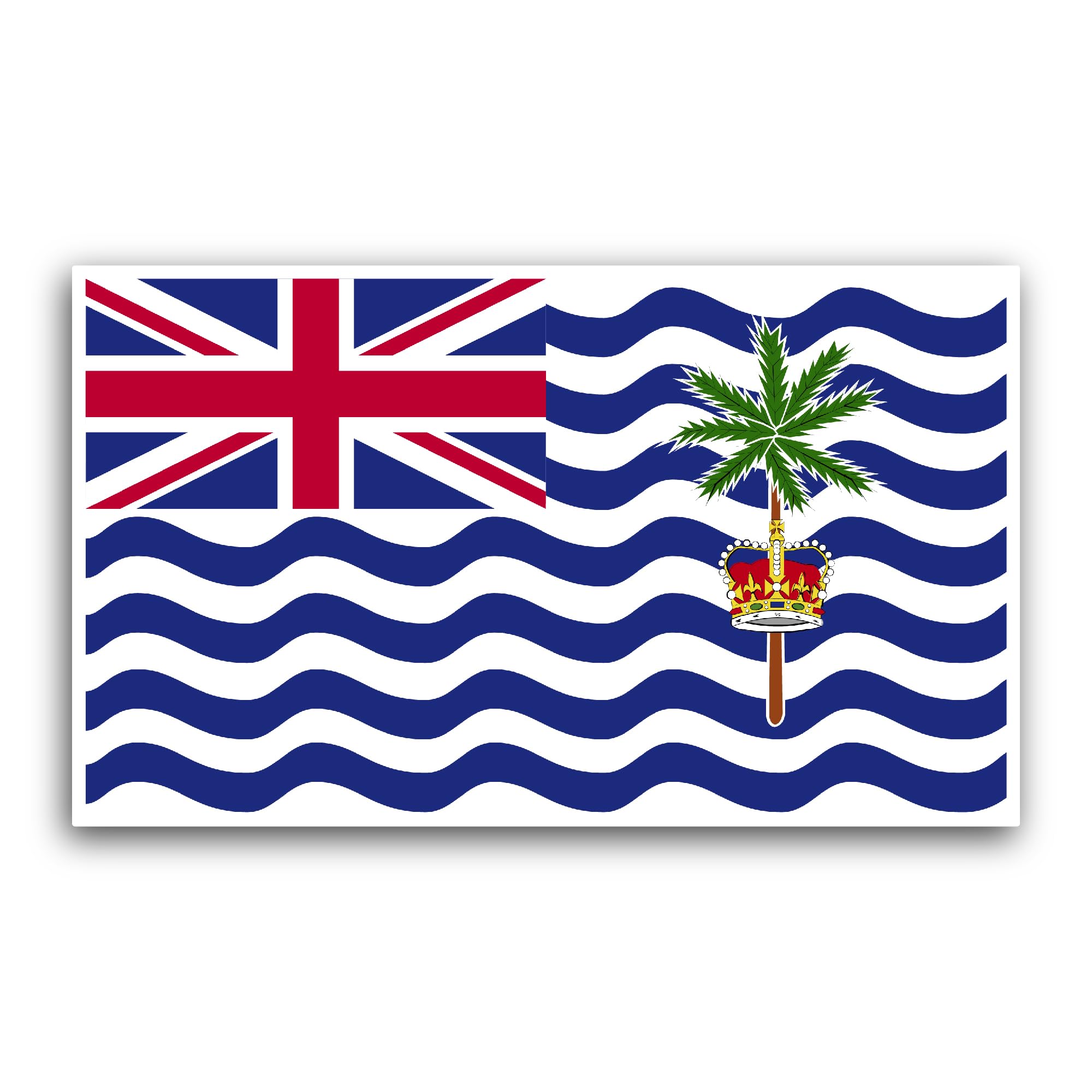 3 (Pieces) 1" 2" and 3" Tongue in American Flag Decal Sticker, Waterproof & Scratch Resistant for Ma