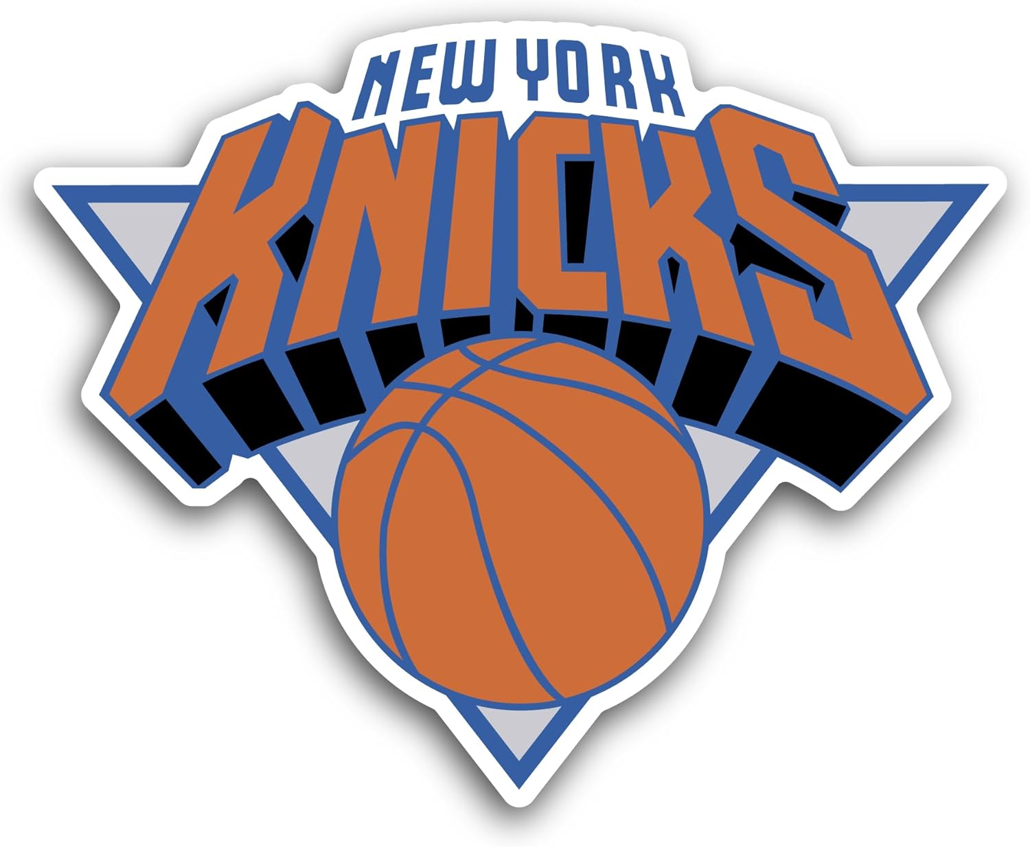 2 (Pieces) 3" and 5" N3w Y0rk Knicks Decal Sticker, Waterproof Vinyl Decals for Many Purpose Like Cars, Trucks, Laptops, Phones, Windows and More