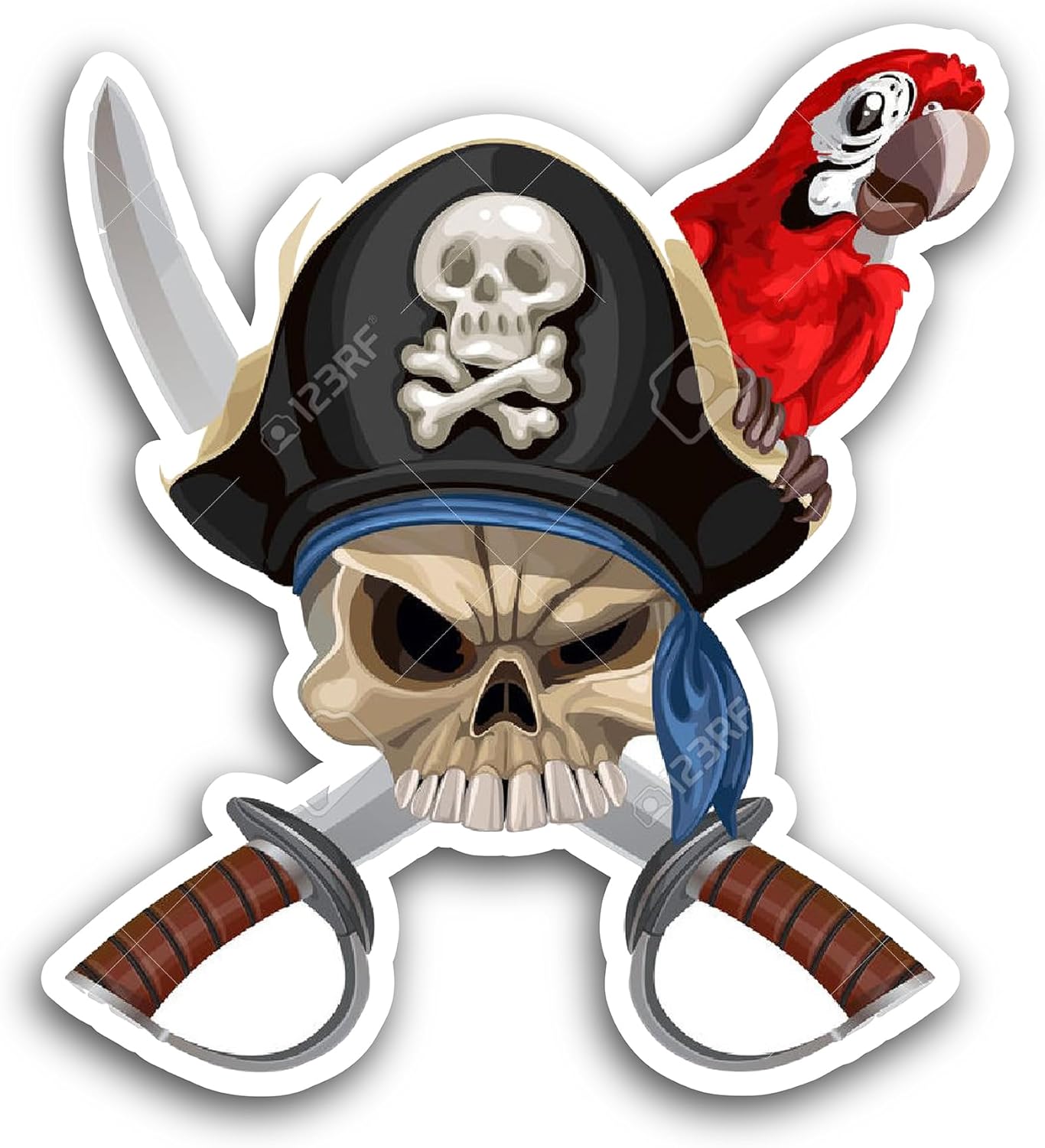 2 (Pieces) 3" and 5" Toucan Sticker, Waterproof Vinyl Decals for Many Purpose Like Cars, Trucks, Laptops, Phones, Windows and More (Copy)