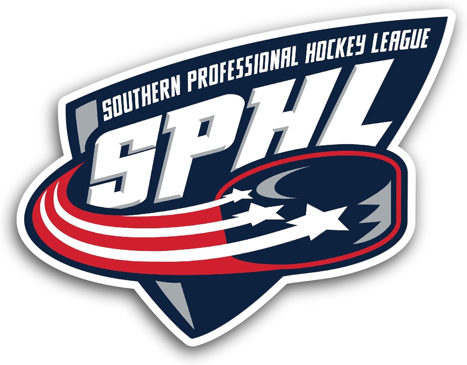 2 (Pieces) 3" and 5" Southern Professional H0ckey League Sticker, Waterproof Vinyl Decals for Many Purpose Like Cars, Trucks, Laptops, Phones, Windows and More
