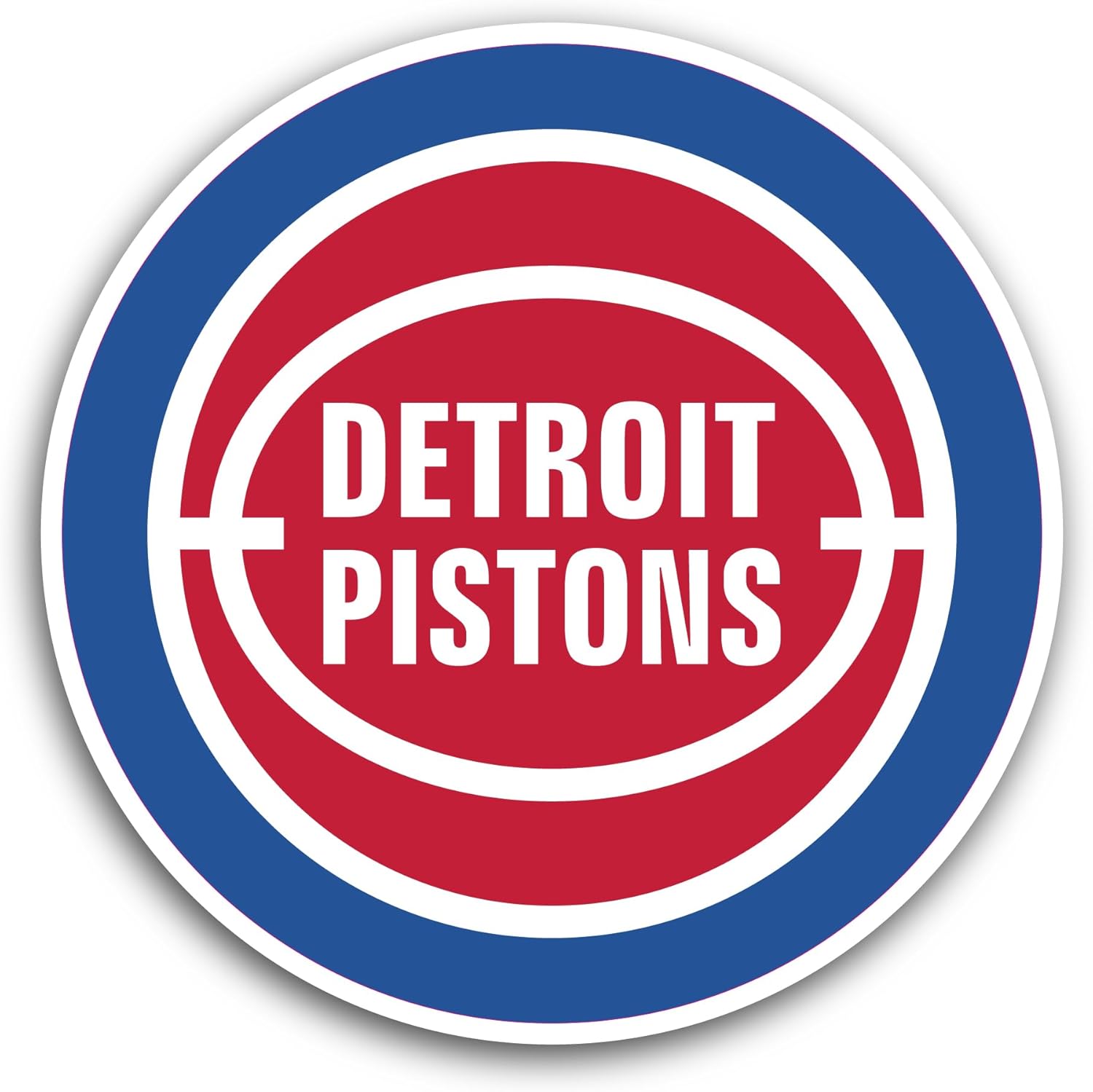 2 (Pieces) 3" and 5" Detroit P1stons Decal Sticker, Waterproof Vinyl Decals for Many Purpose Like Cars, Trucks, Laptops, Phones, Windows and More