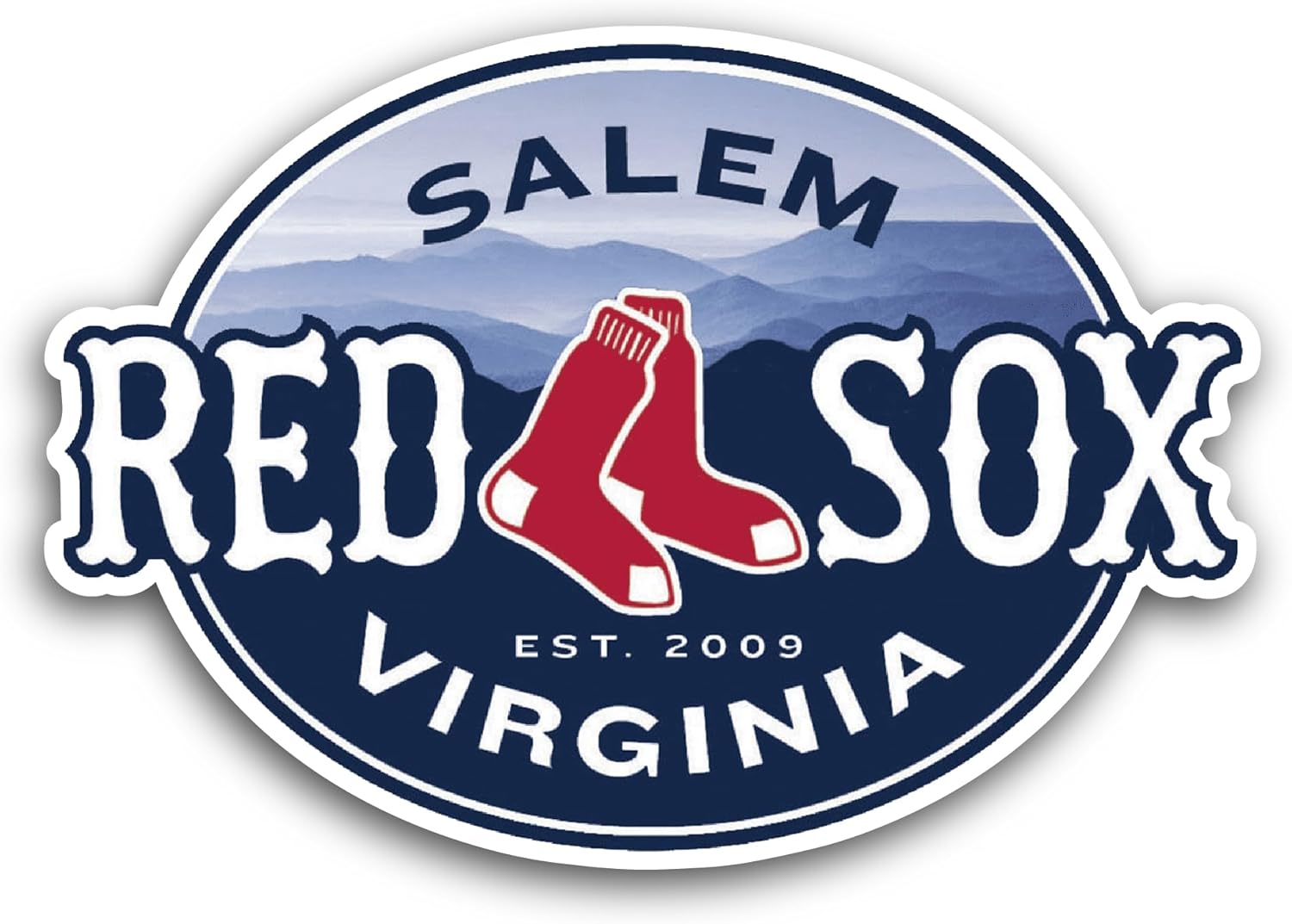 2 (Pieces) 3" and 5" Virginia R3d S0x Logo Sticker, Waterproof Vinyl Decals for Many Purpose Like Cars, Trucks, Laptops, Phones, Windows and More
