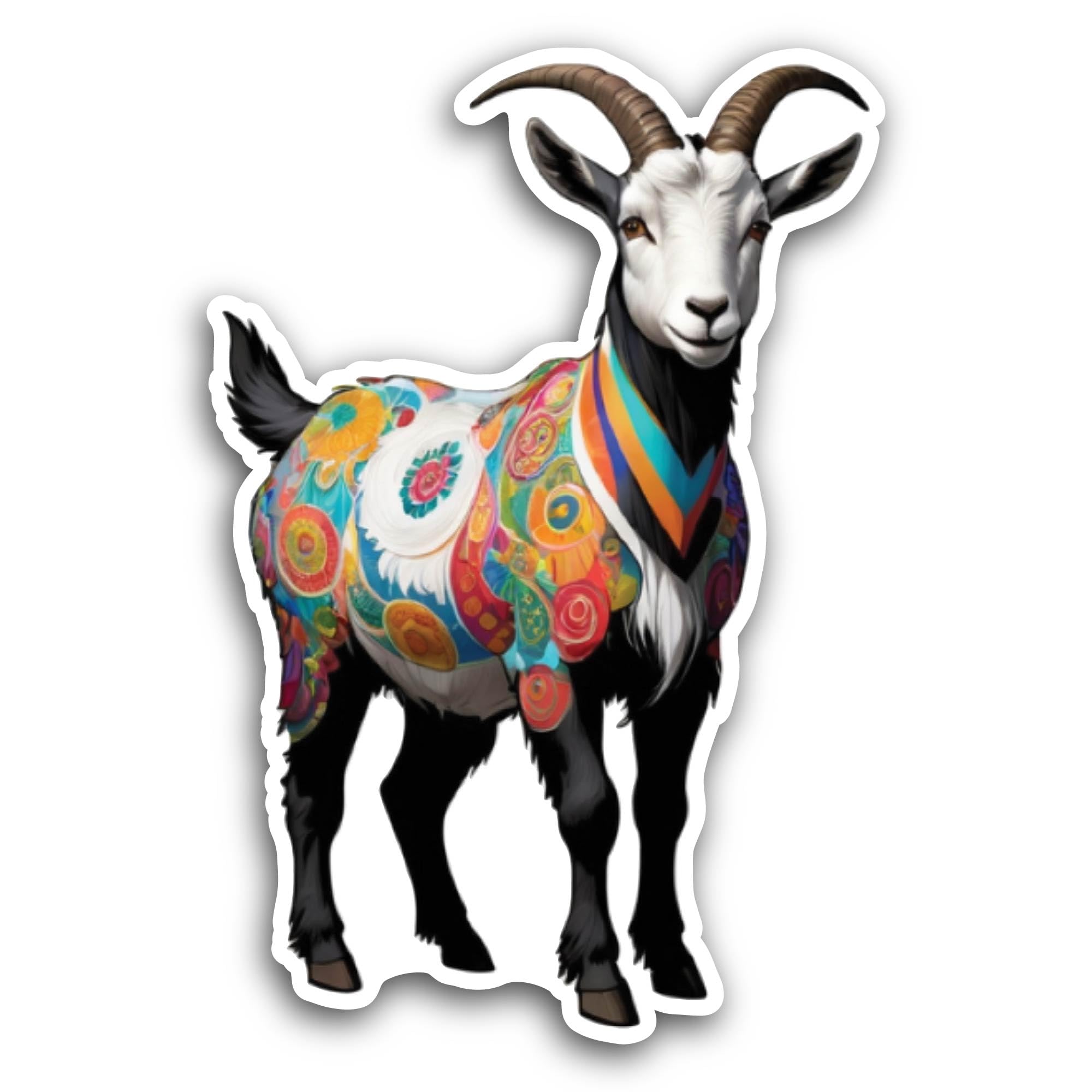 2 (Pieces) 2" and 3" Funny How Sticker, Waterproof Vinyl Decals for Many Purpose Like Cars, Trucks, 