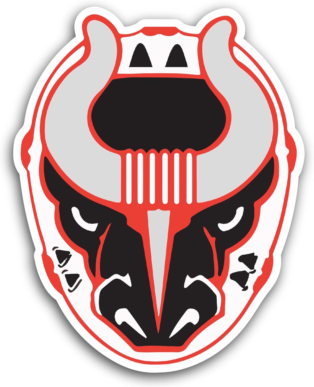 2 (Pieces) 3" and 5" Birm1ngham Bulls Sticker, Waterproof Vinyl Decals for Many Purpose Like Cars, Trucks, Laptops, Phones, Windows and More