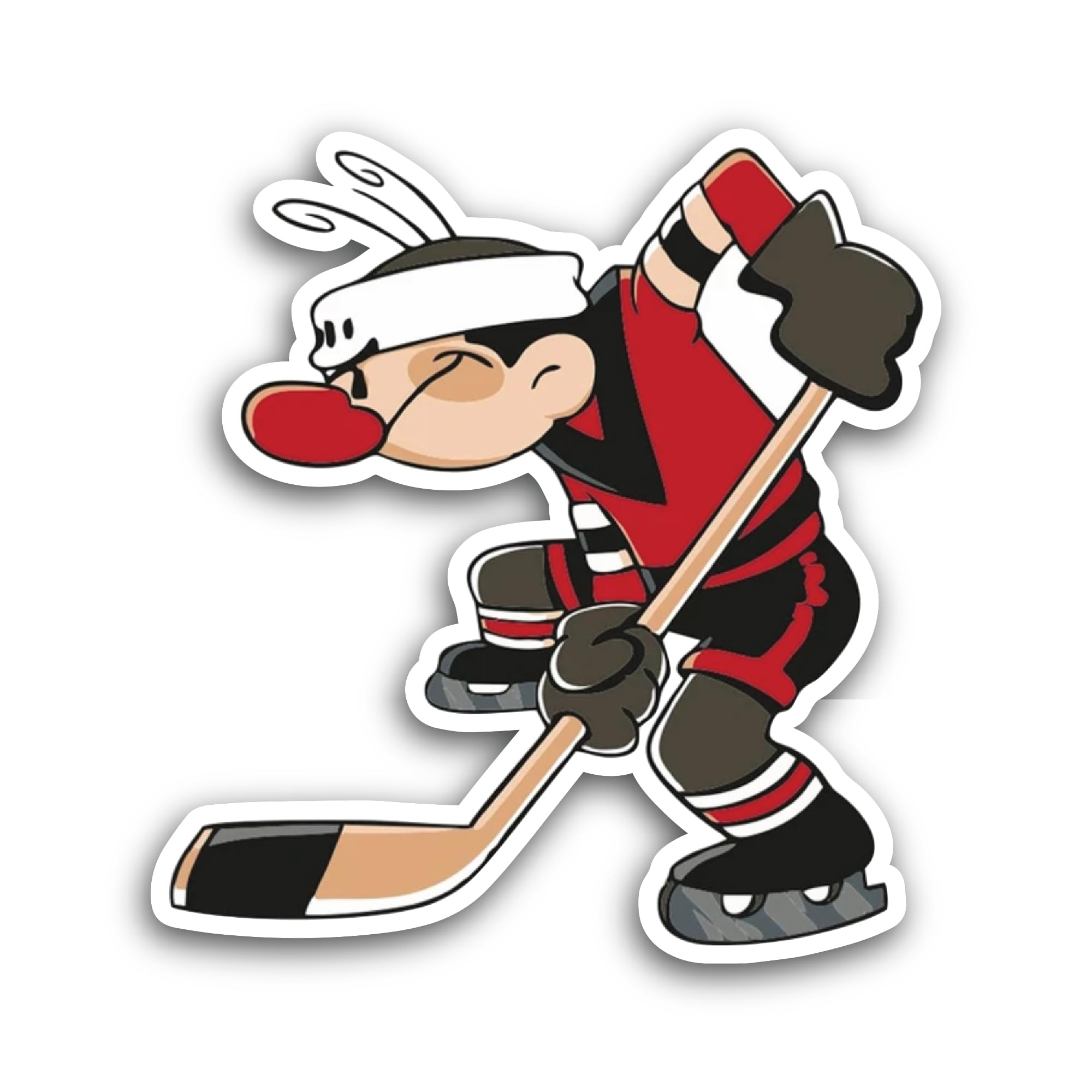 3 (Pieces) 1" 2" and 3" Cartoon Zombie Decal Sticker, Waterproof & Scratch Resistant for Many Purpos