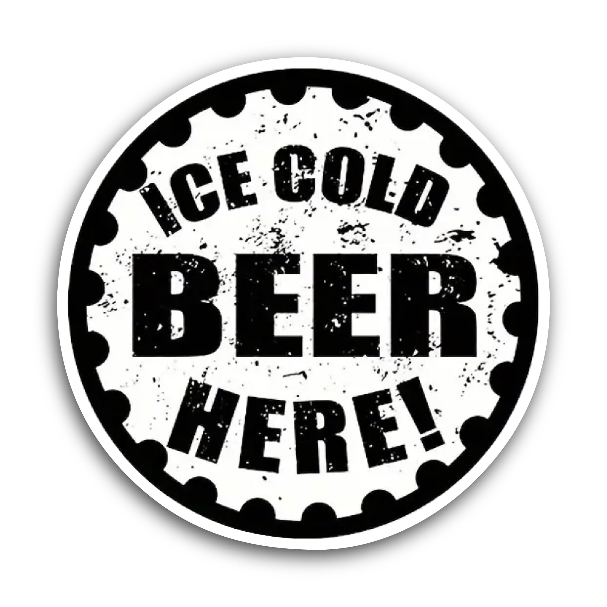 2 (Pieces) 3" and 5" Relish The Moment Sticker, Waterproof Vinyl Decals for Many Purpose Like Cars, 