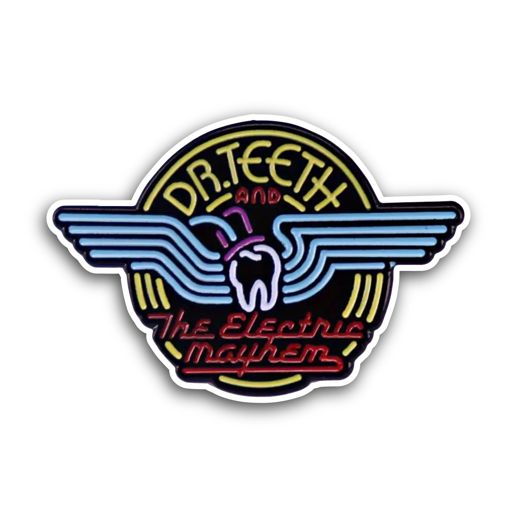 2 (Pieces) 3" and 5" Dr. Teeth and The Electric Mayhem Sticker, Waterproof Vinyl Decals for Many Pur