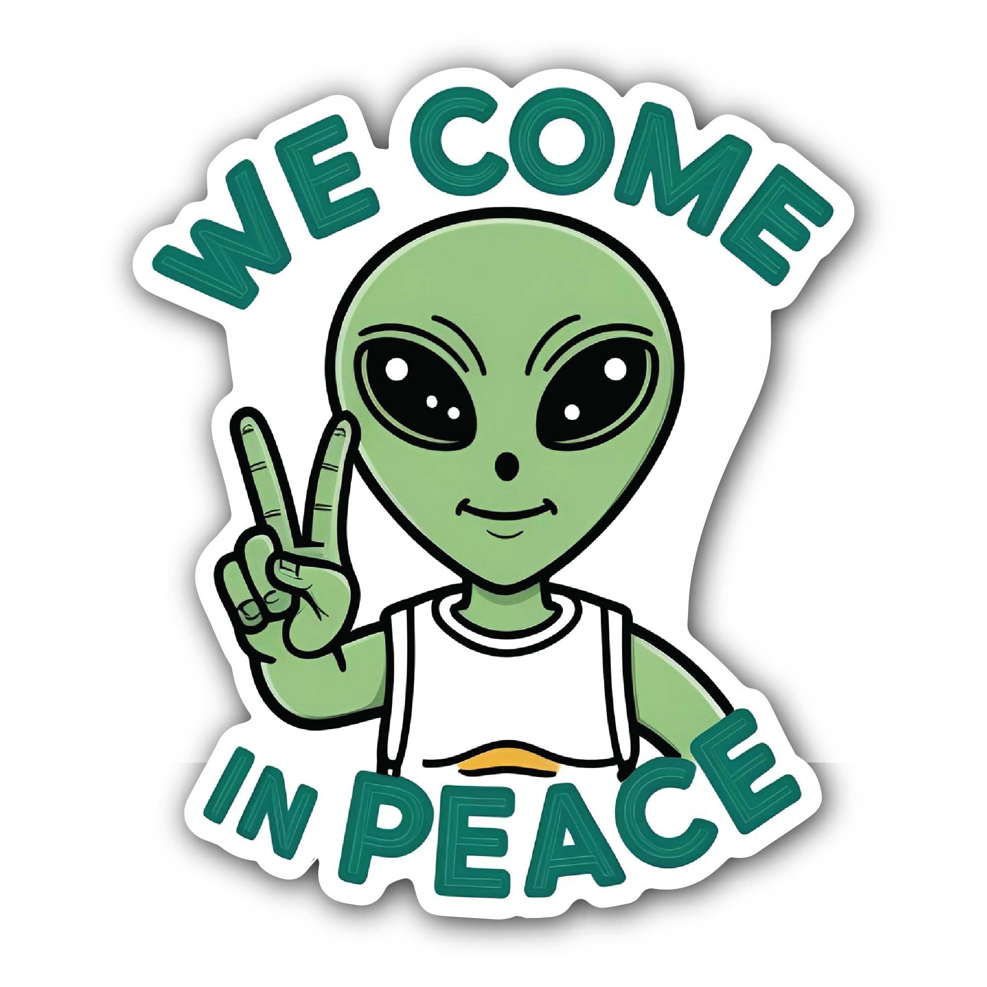 2 (Pieces) 3" and 5" Let's Explore Explore Awesome World Sticker, Waterproof Vinyl Decals for Many P