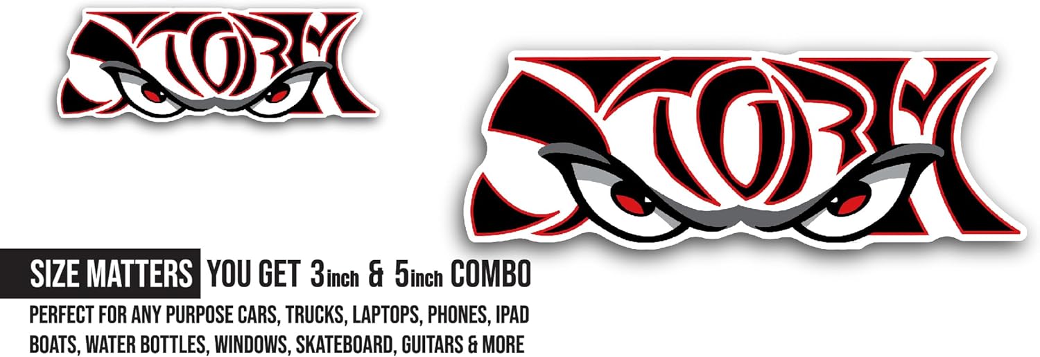 2 (Pieces) 3" and 5" Lake Elsin0re Logo Sticker, Waterproof Vinyl Decals for Many Purpose Like Cars, Trucks, Laptops, Phones, Windows and More