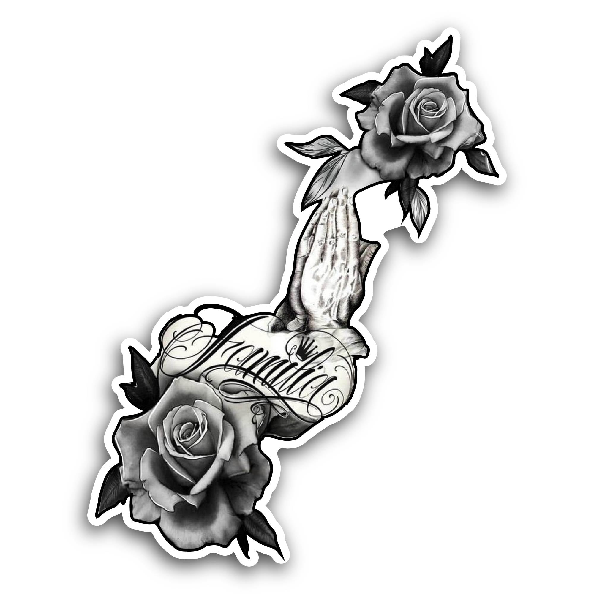 2 (Pieces) 2" and 3" Rapper in Bomber Jacket Pose Sticker, Waterproof Vinyl Decals for Many Purpose 