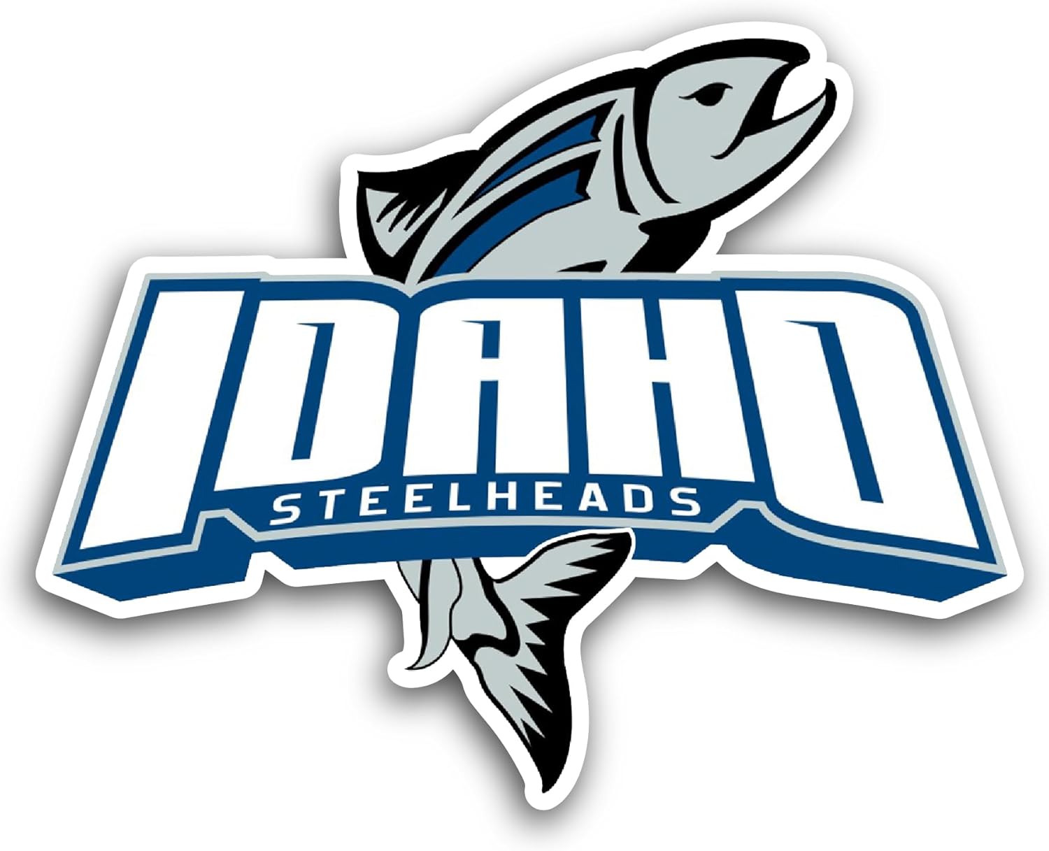 2 (Pieces) 3" and 5" Idah0 Steelheads Sticker, Waterproof Vinyl Decals for Many Purpose Like Cars, Trucks, Laptops, Phones, Windows and More