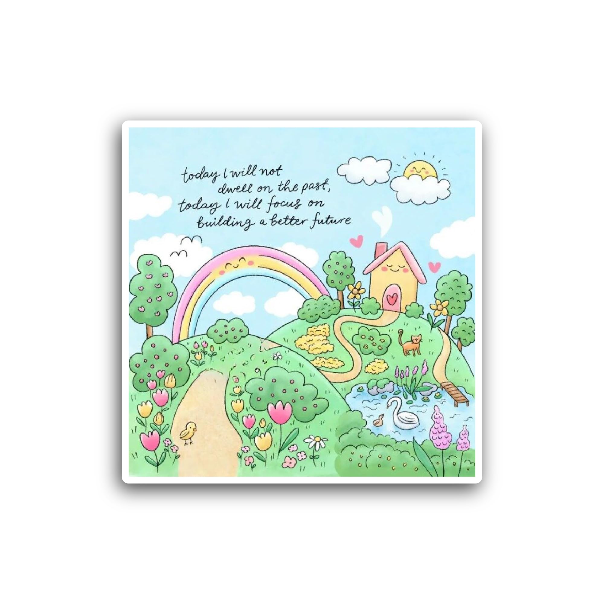 2 (Pieces) 3" and 5" Book W0rm Sticker, Waterproof Vinyl Decals for Many Purpose Like Cars, Trucks, 