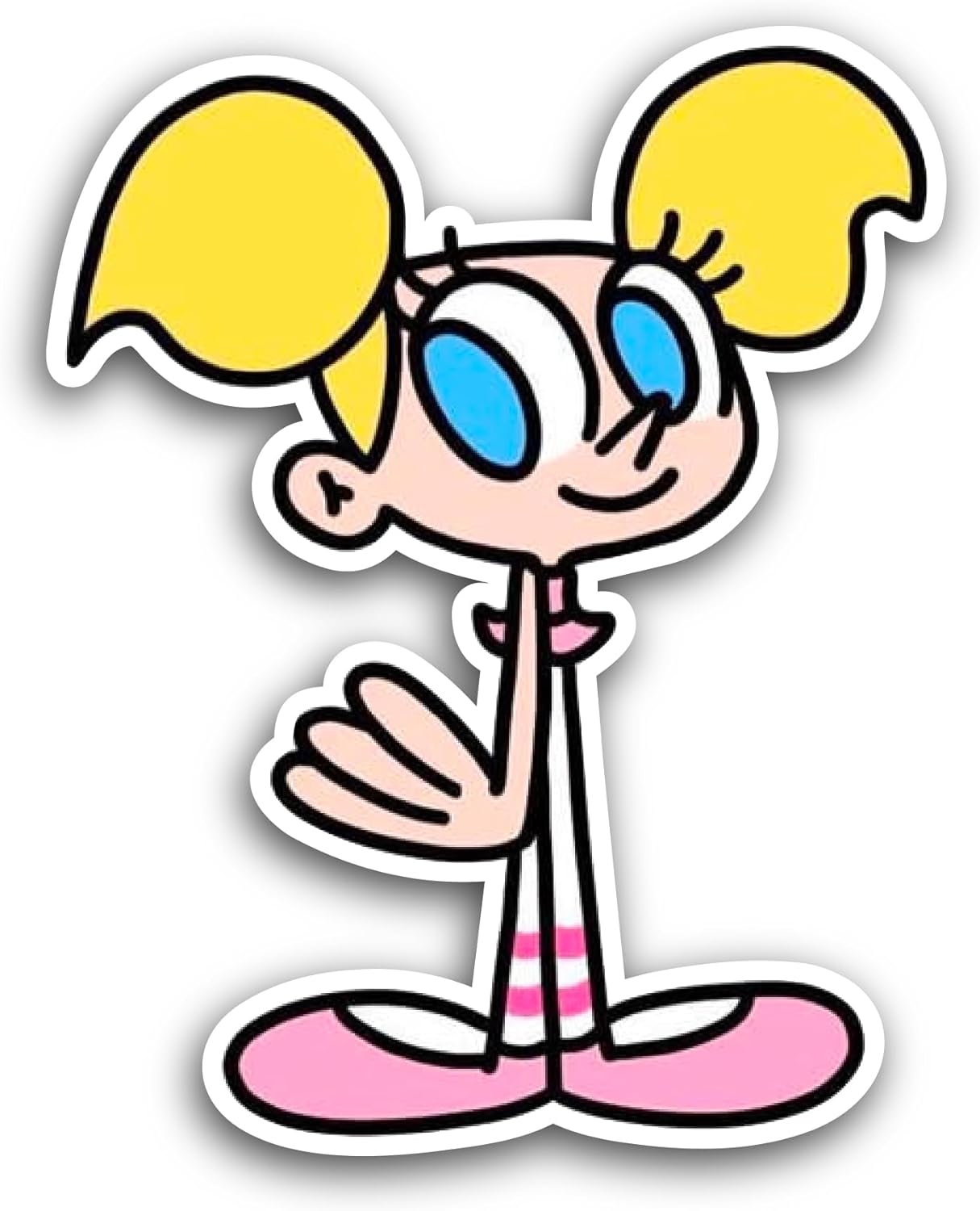2 (Pieces) 3" and 5" Dee De3 Sticker, Waterproof Vinyl Decals for Many Purpose Like Cars, Trucks, Laptops, Phones, Windows and More