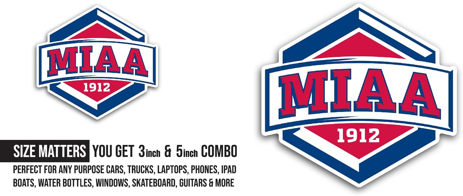 2 (Pieces) 3" and 5" M1AA Logo Sticker, Waterproof Vinyl Decals for Many Purpose Like Cars, Trucks, Laptops, Phones, Windows and More