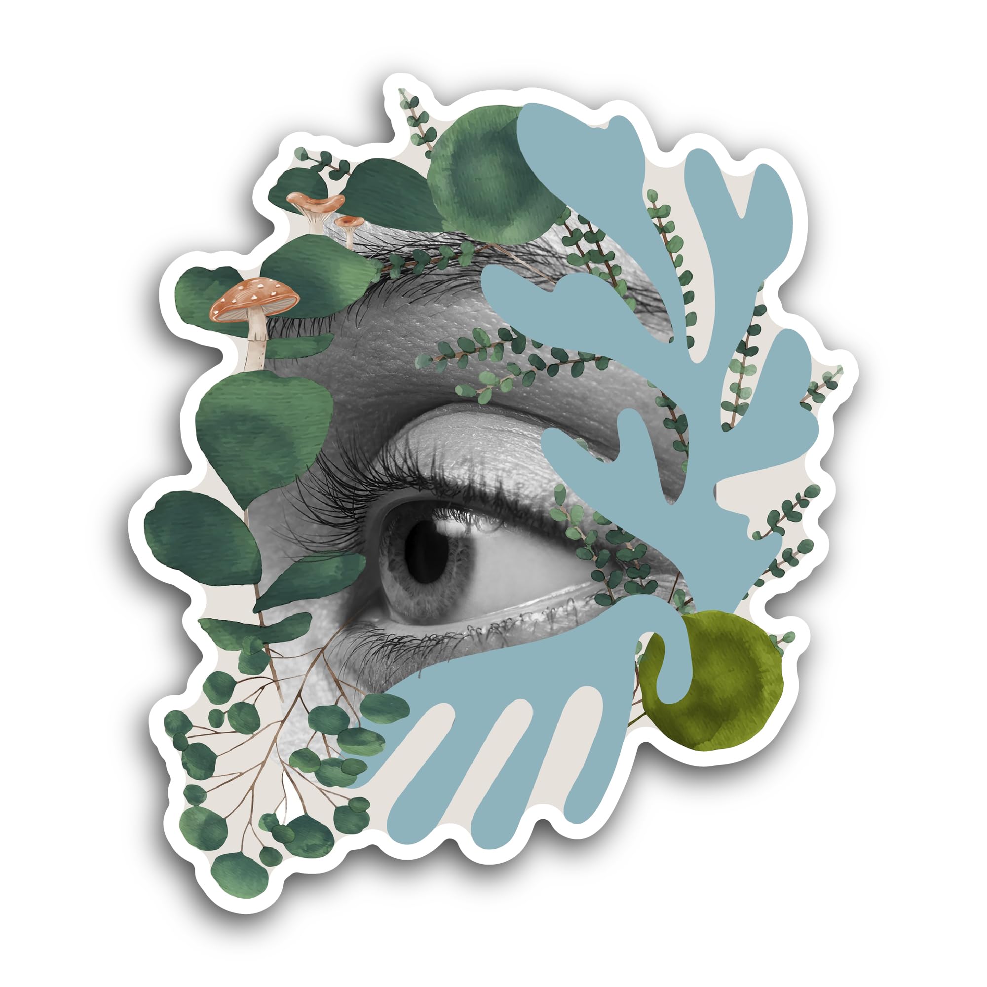 2 (Pieces) 3" and 5" Rome Italy Vintage Poster Sticker, Waterproof Vinyl Decals for Many Purpose Lik