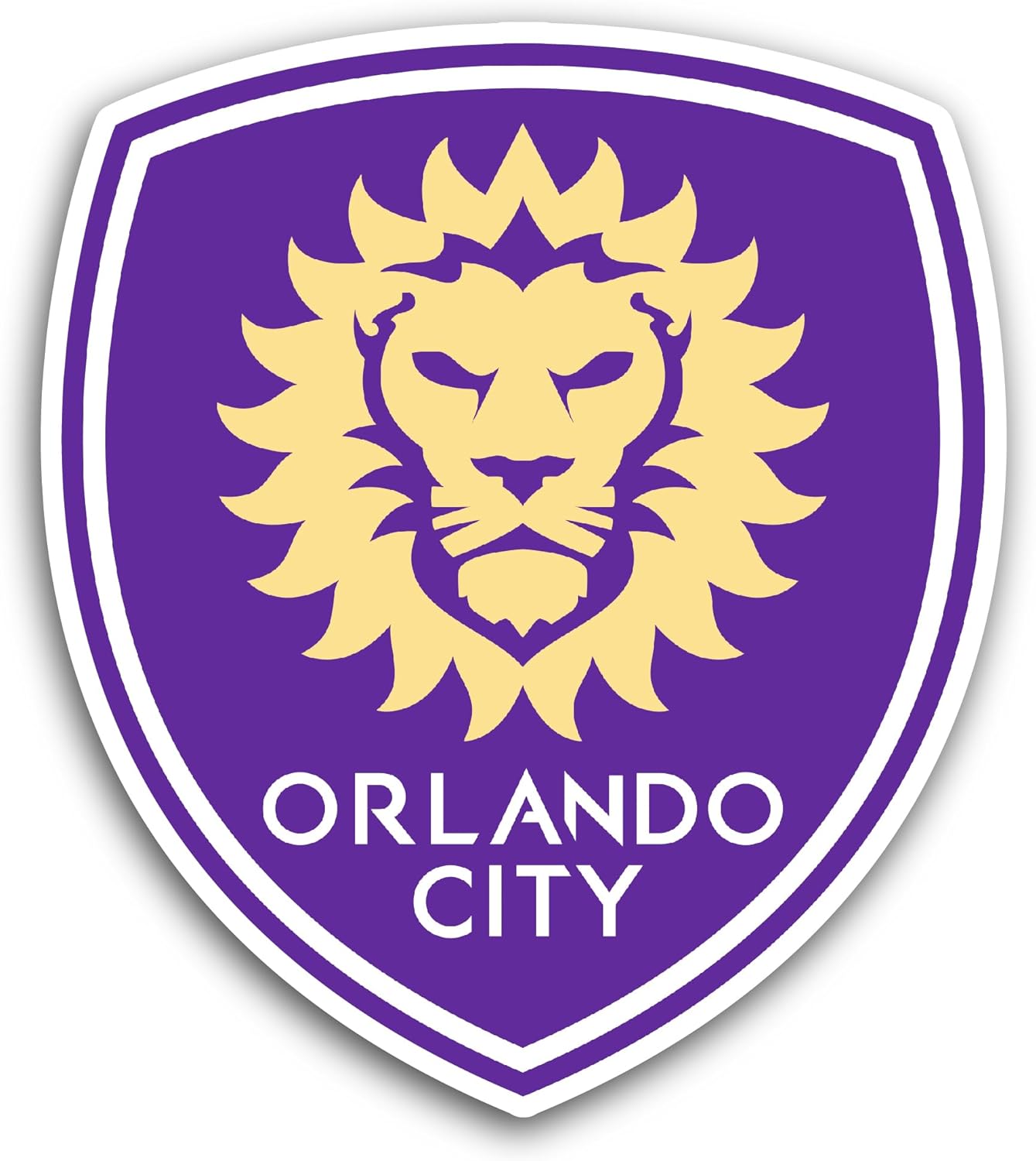 2 (Pieces) 3" and 5" Orland0 City Sticker, Waterproof Vinyl Decals for Many Purpose Like Cars, Trucks, Laptops, Phones, Windows and More