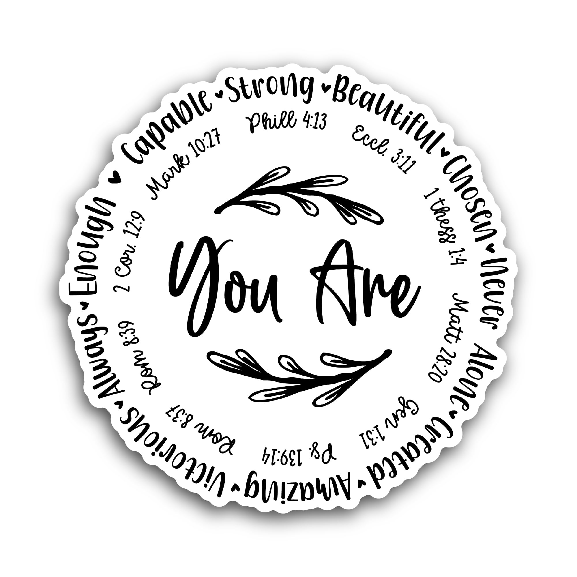 3 (Pieces) 1" 2" and 3" Autism Accept understtand and Love Decal Sticker, Waterproof & Scratch Resis