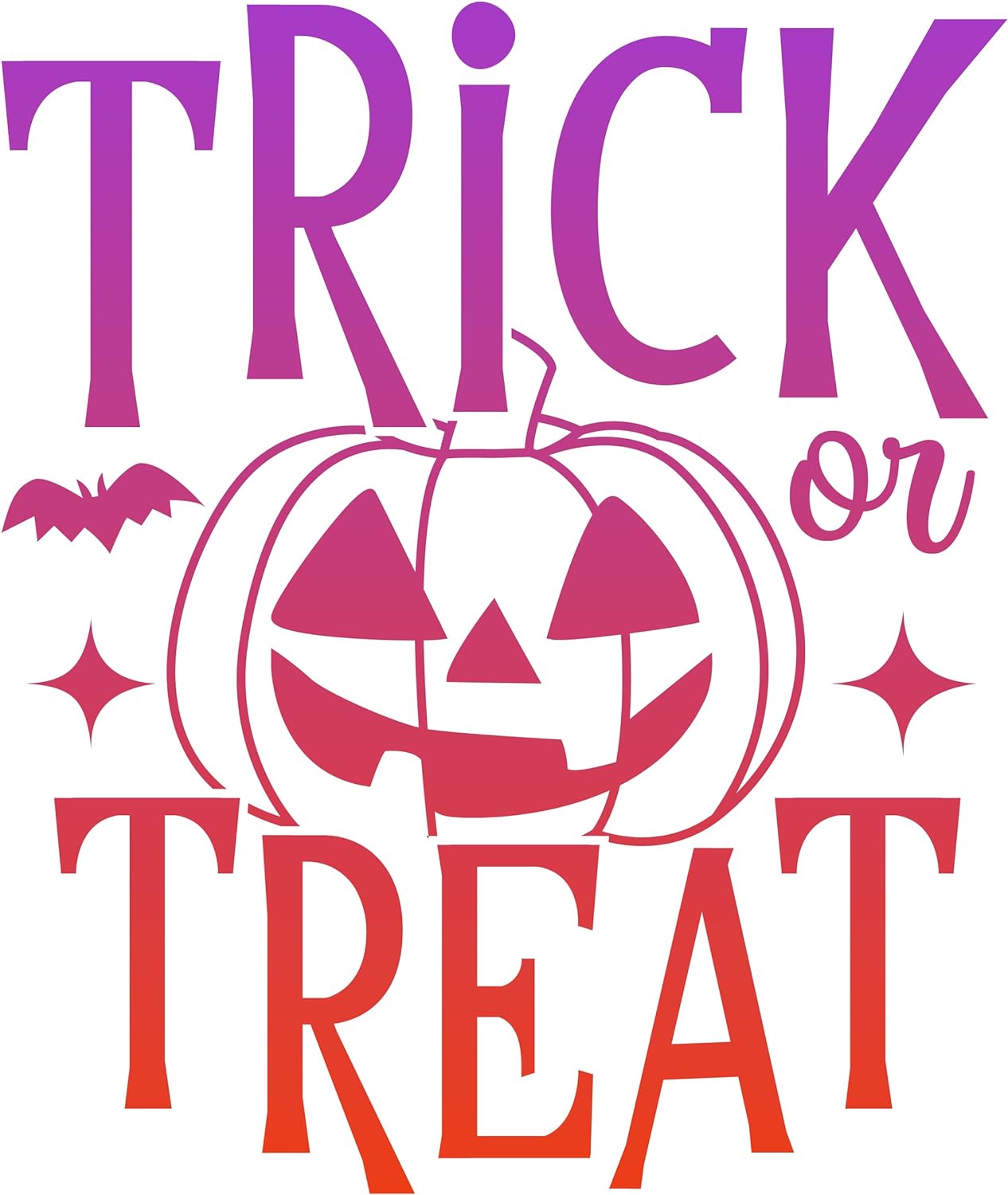 Inspirational Quote Trick Or Treat Motivational Sticker Vinyl Decal Motivation Stickers- 5" Vinyl Sticker Waterproof