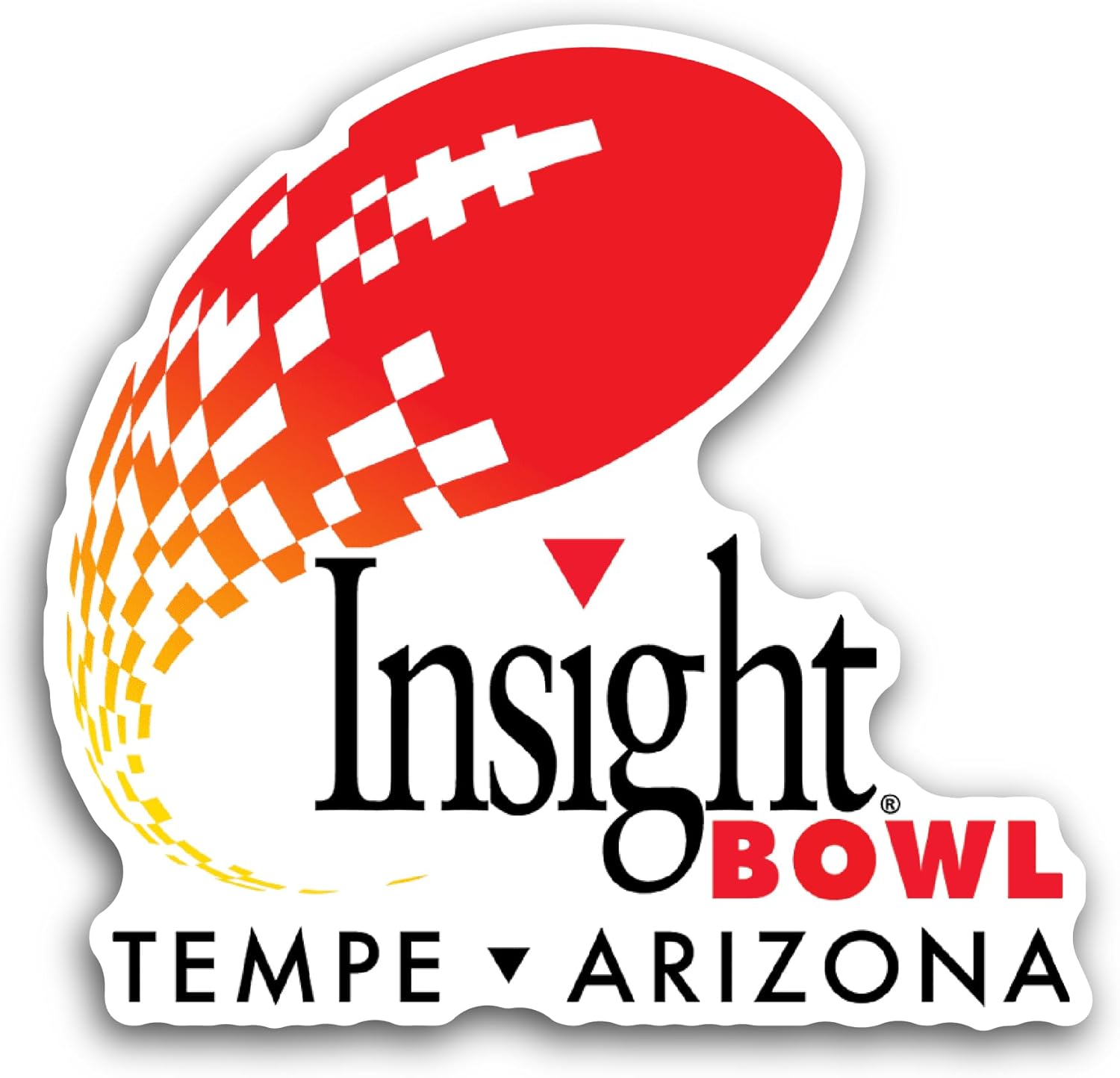 2 (Pieces) 3" and 5" Insight B0wl Logo Sticker, Waterproof Vinyl Decals for Many Purpose Like Cars, Trucks, Laptops, Phones, Windows and More