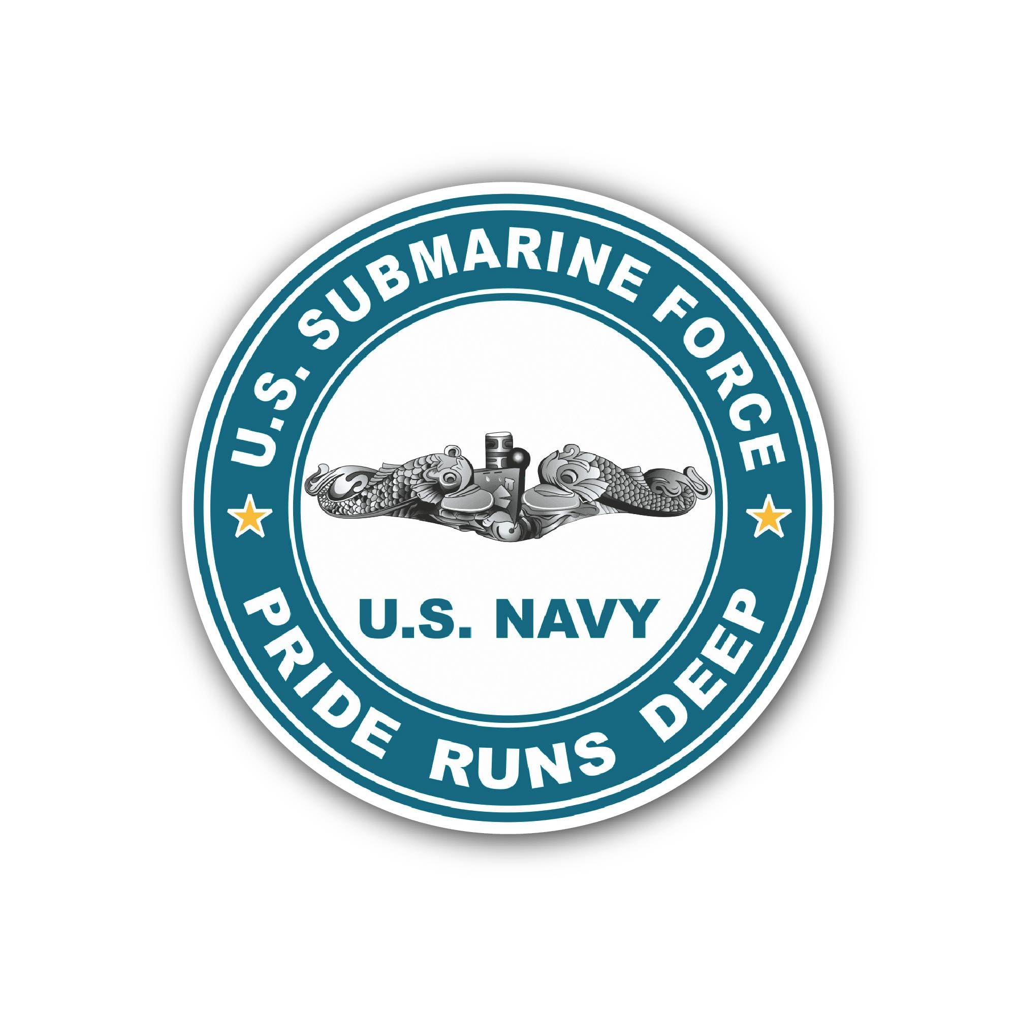 2 (Pieces) 3" and 5" Focus ON The Good Sticker, Waterproof Vinyl Decals for Many Purpose Like Cars, 