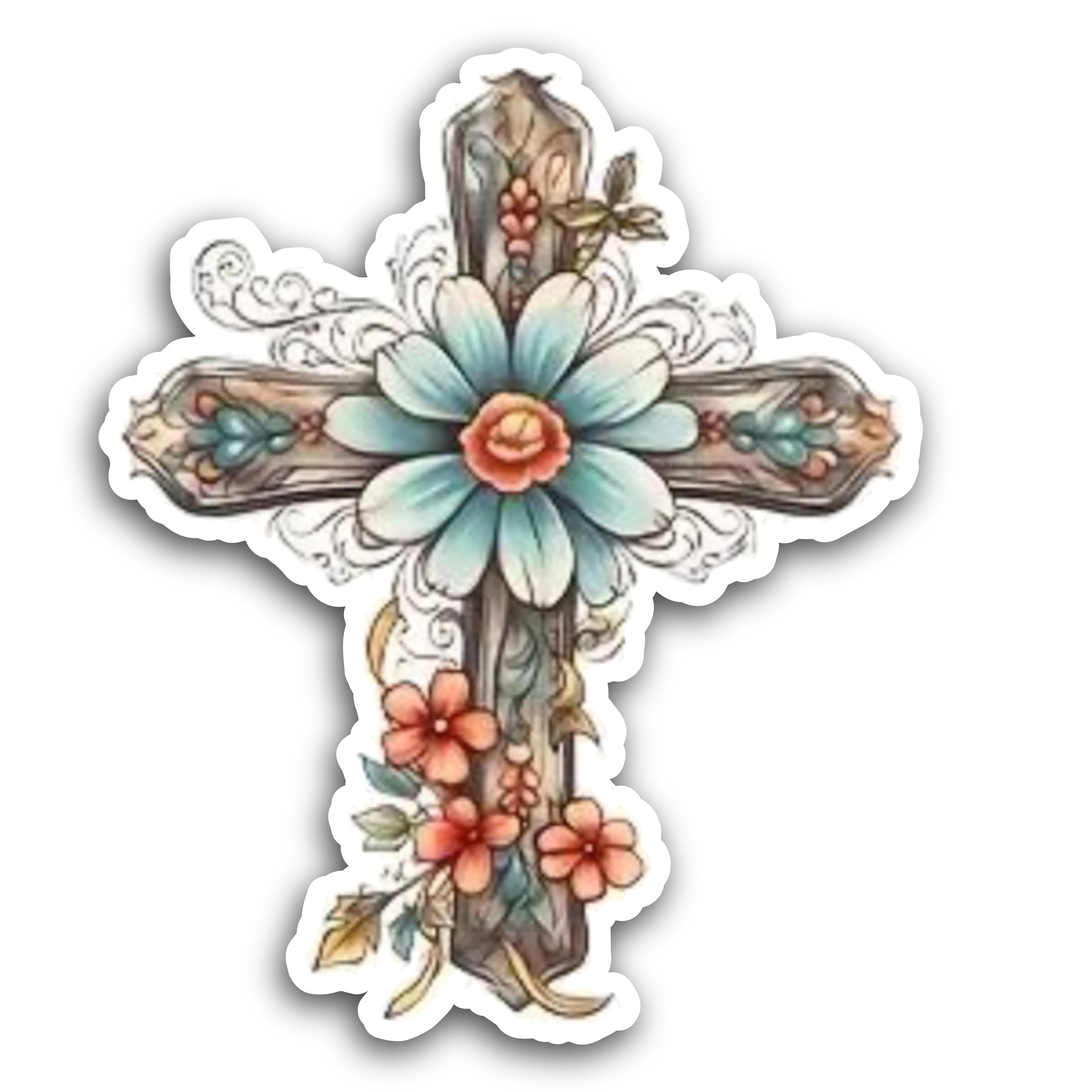 2 (Pieces) 3" and 5" Engine Illustration Sticker, Waterproof Vinyl Decals for Many Purpose Like Cars