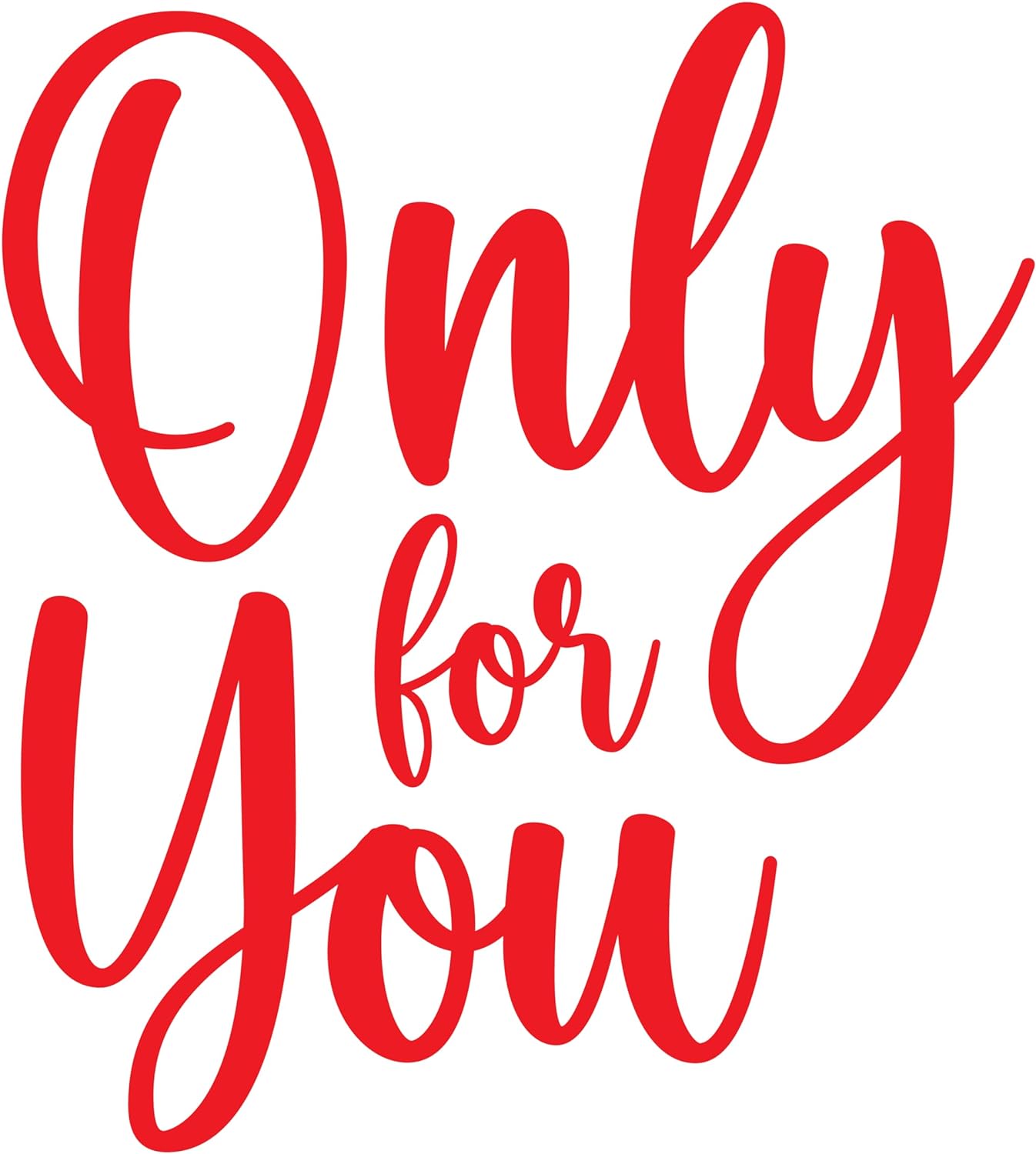 Inspirational Quote Only for You Motivational Sticker Vinyl Decal Motivation Stickers- 5" Vinyl Sticker Waterproof