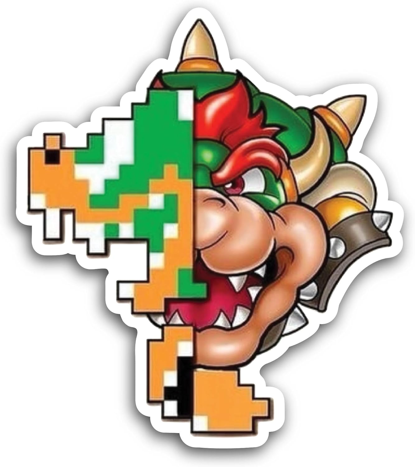 2 (Pieces) 3" and 5" Video Game Character Sticker, Waterproof Vinyl Decals for Many Purpose Like Cars, Trucks, Laptops, Phones, Windows and More