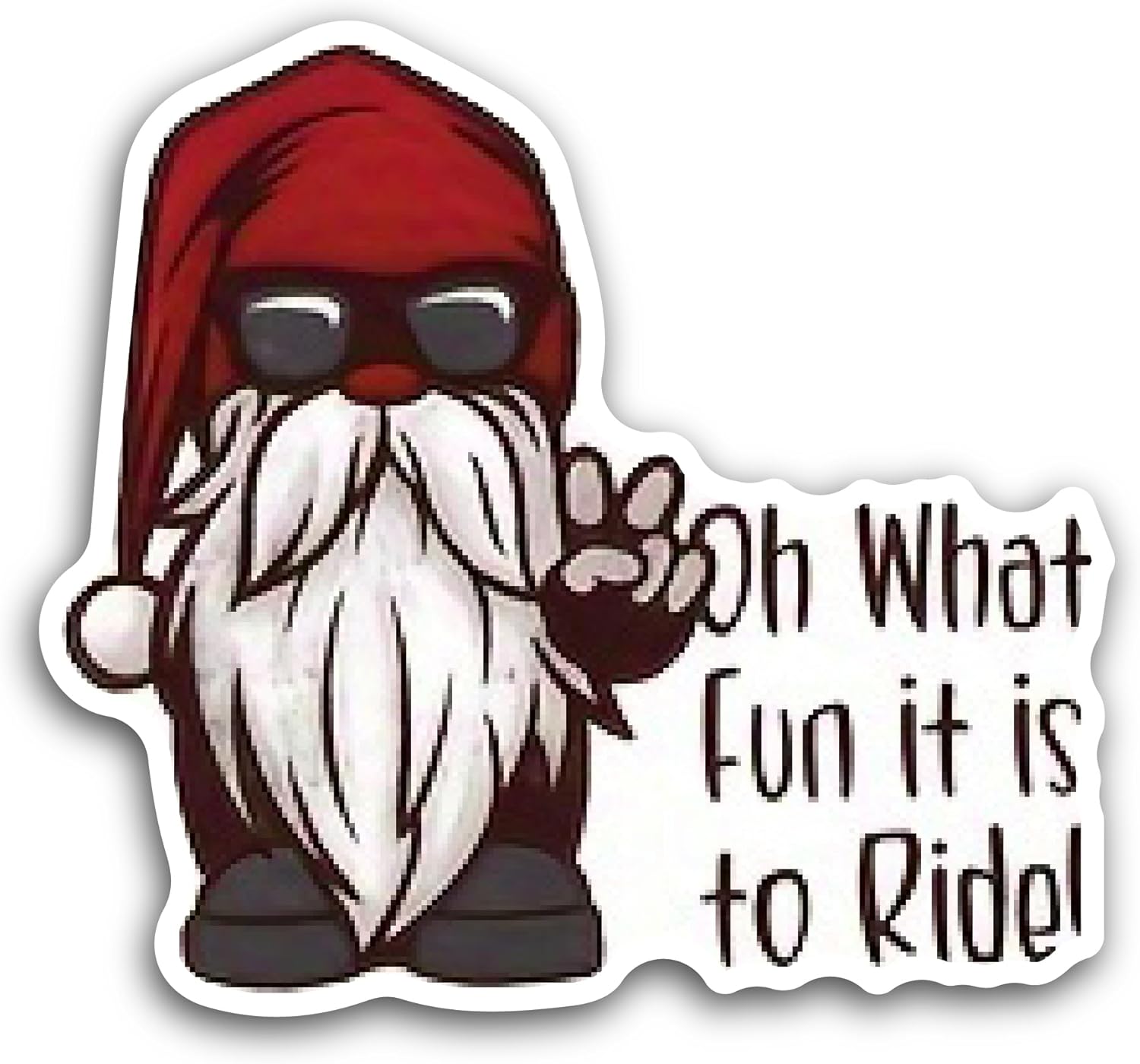 2 (Pieces) 3" and 5" Oh What Sticker, Waterproof Vinyl Decals for Many Purpose Like Cars, Trucks, Laptops, Phones, Windows and More