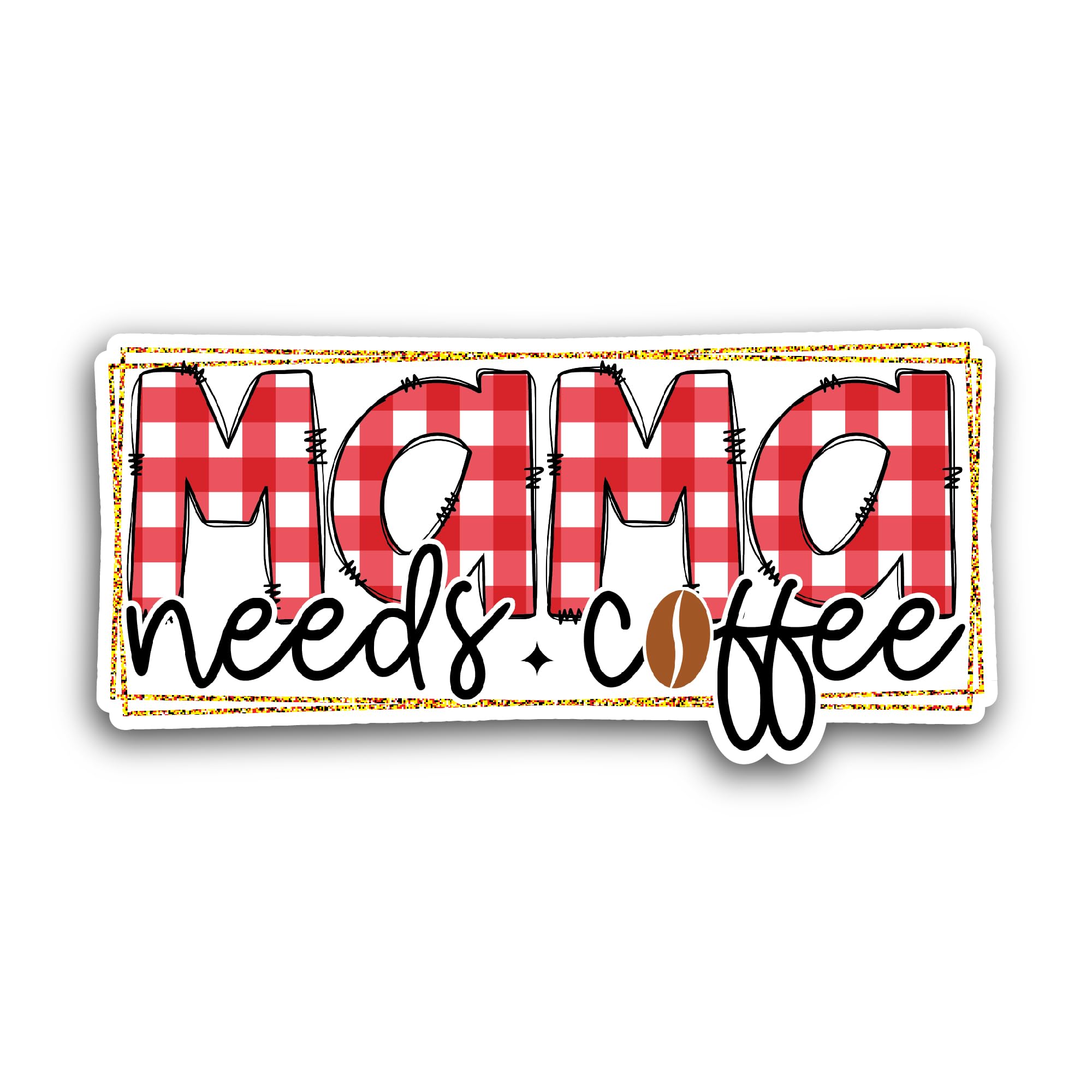 2 (Pieces) 3" and 5" Groovy Sticker, Waterproof Vinyl Decals for Many Purpose Like Cars, Trucks, Lap