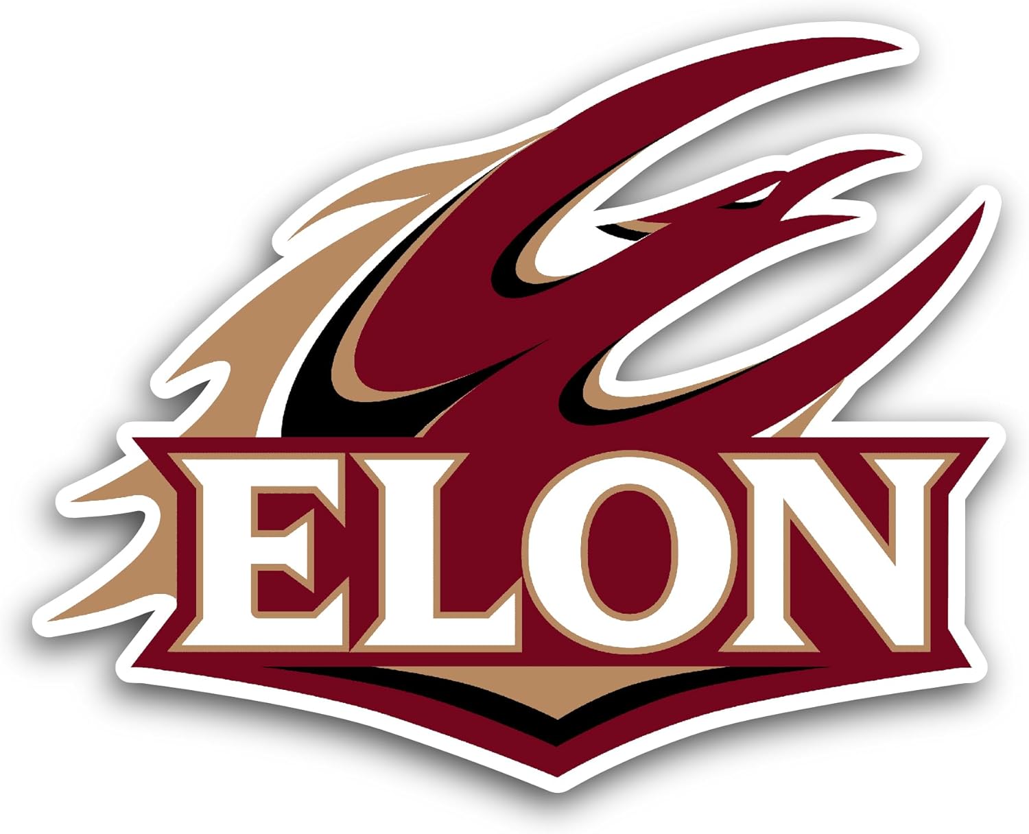 2 (Pieces) 3" and 5" Elon Ph0enix Sticker, Waterproof Vinyl Decals for Many Purpose Like Cars, Trucks, Laptops, Phones, Windows and More