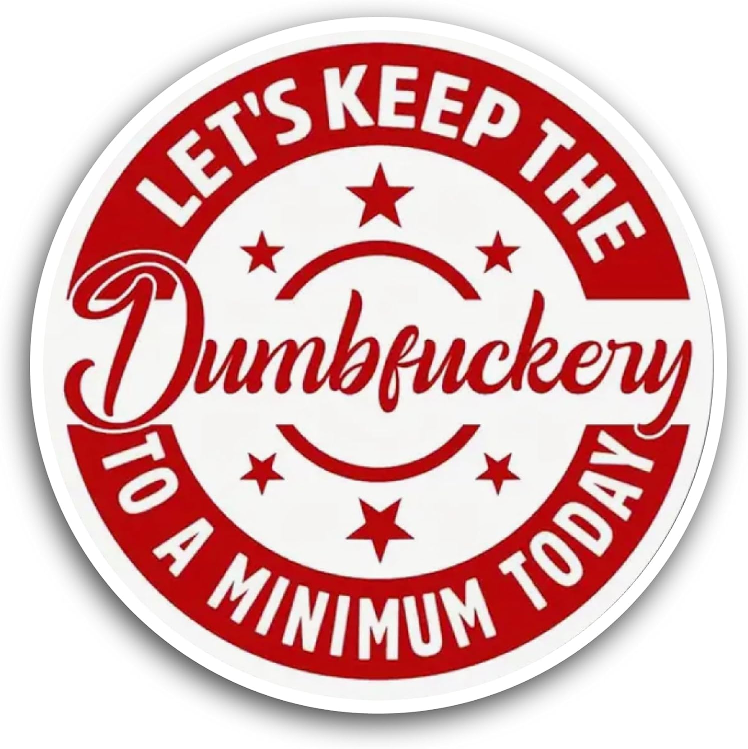 2 (Pieces) 3" and 5" Let's Keep The Sticker, Waterproof Vinyl Decals for Many Purpose Like Cars, Trucks, Laptops, Phones, Windows and More