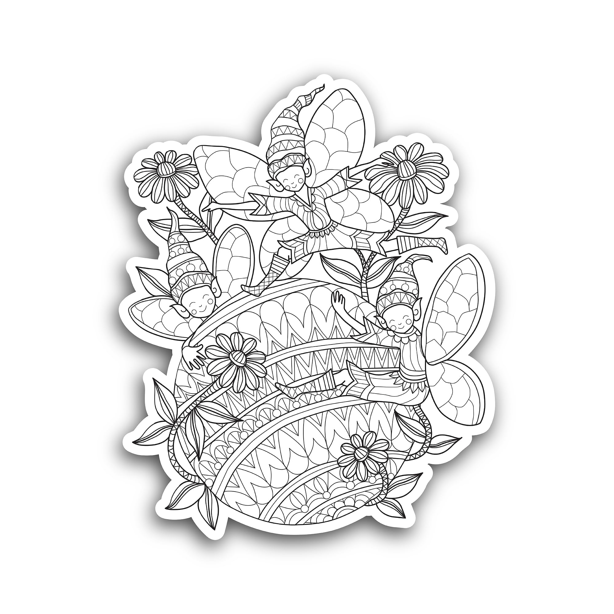 2 (Pieces) 3" and 5" Happy Pawsome Pup Sticker, Waterproof Vinyl Decals for Many Purpose Like Cars, 
