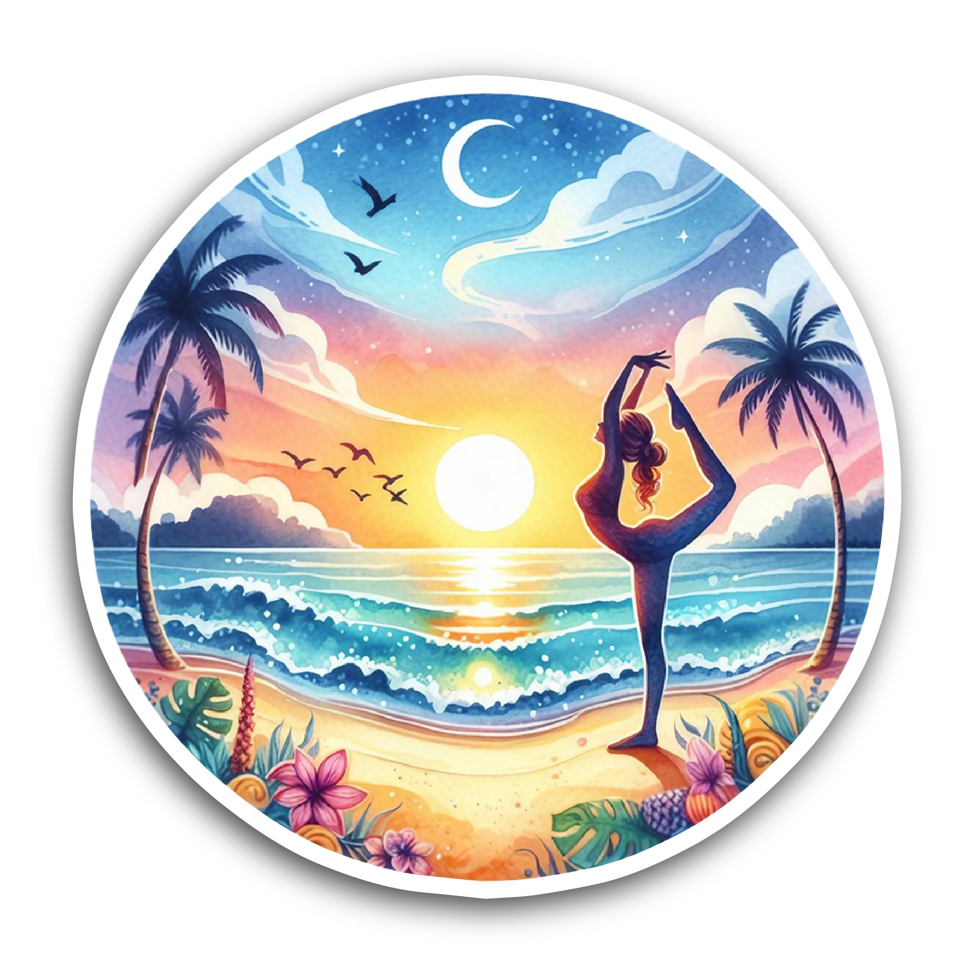 3 (Pieces) 1" 2" and 3" Hand Drawing Angel Decal Sticker, Waterproof & Scratch Resistant for Many Pu