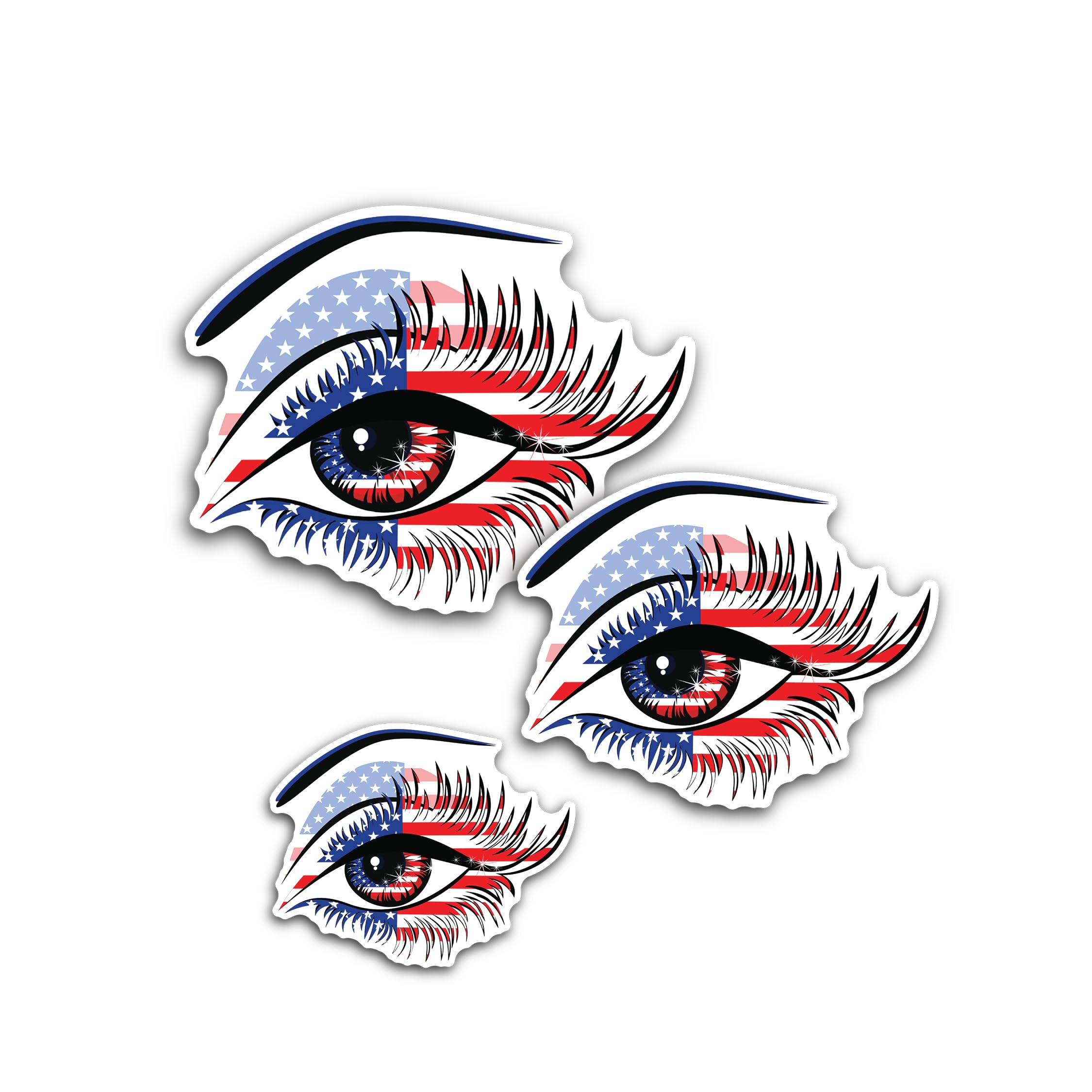 2 (Pieces) 3" and 5" Sickest Text Logo Sticker, Waterproof Vinyl Decals for Many Purpose Like Cars, 
