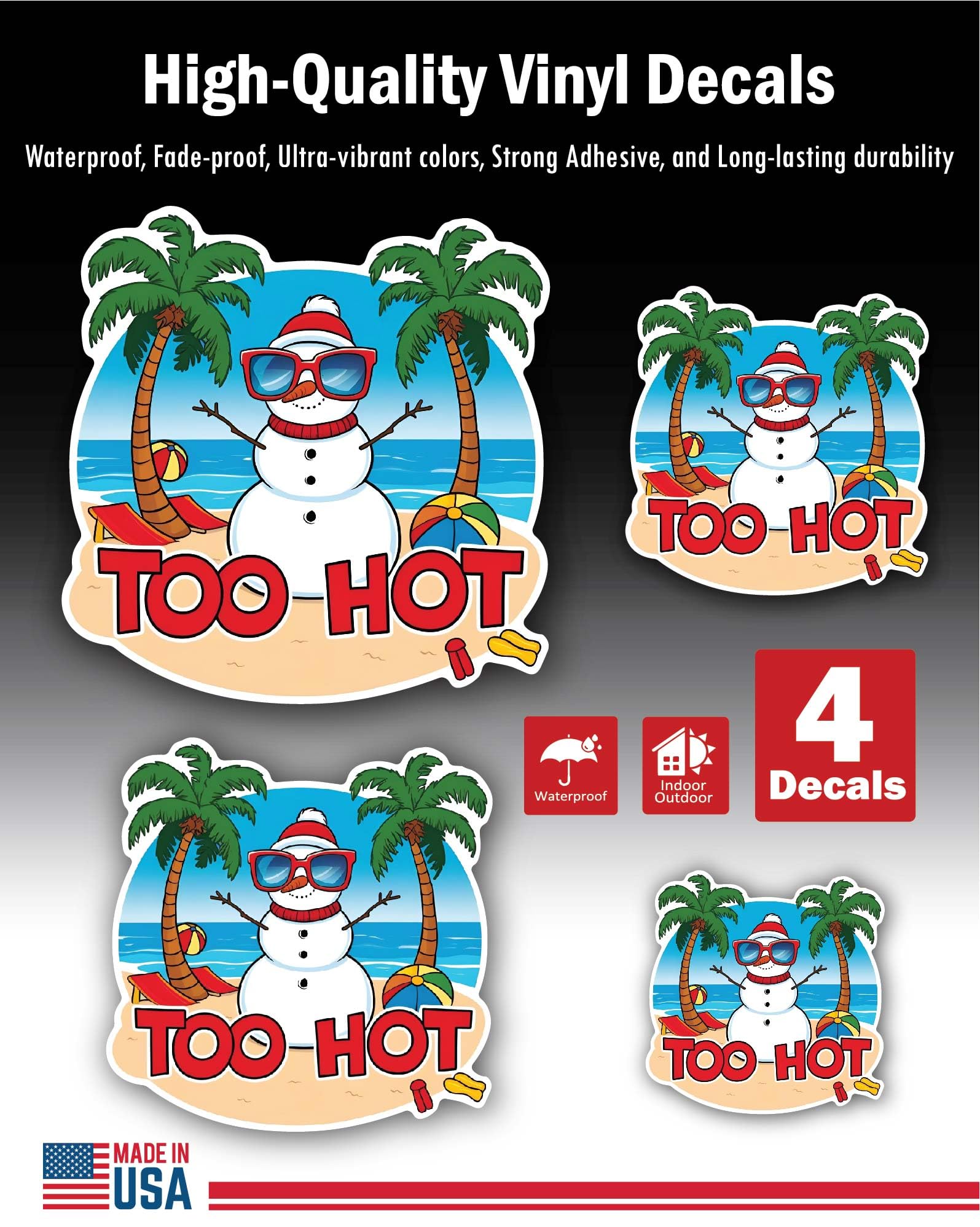 2 (Pieces) 3" and 5" Stickers n Decals Love Always Great Gift - Motivational Sticker Vinyl Decal Sti