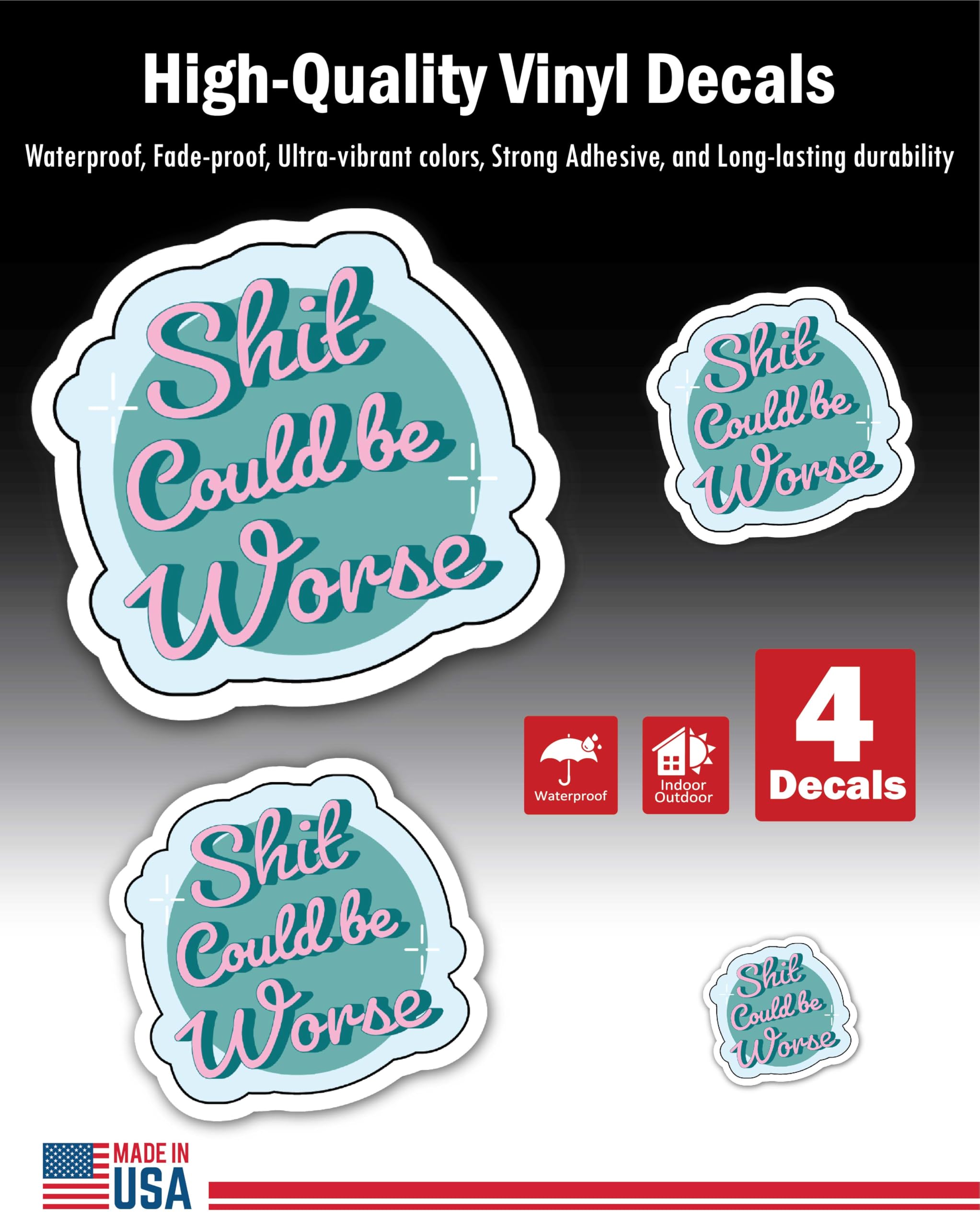 Inspirational Quote I Say What Everyone Else is Thinking Motivational Sticker - Vinyl Decal Motivati