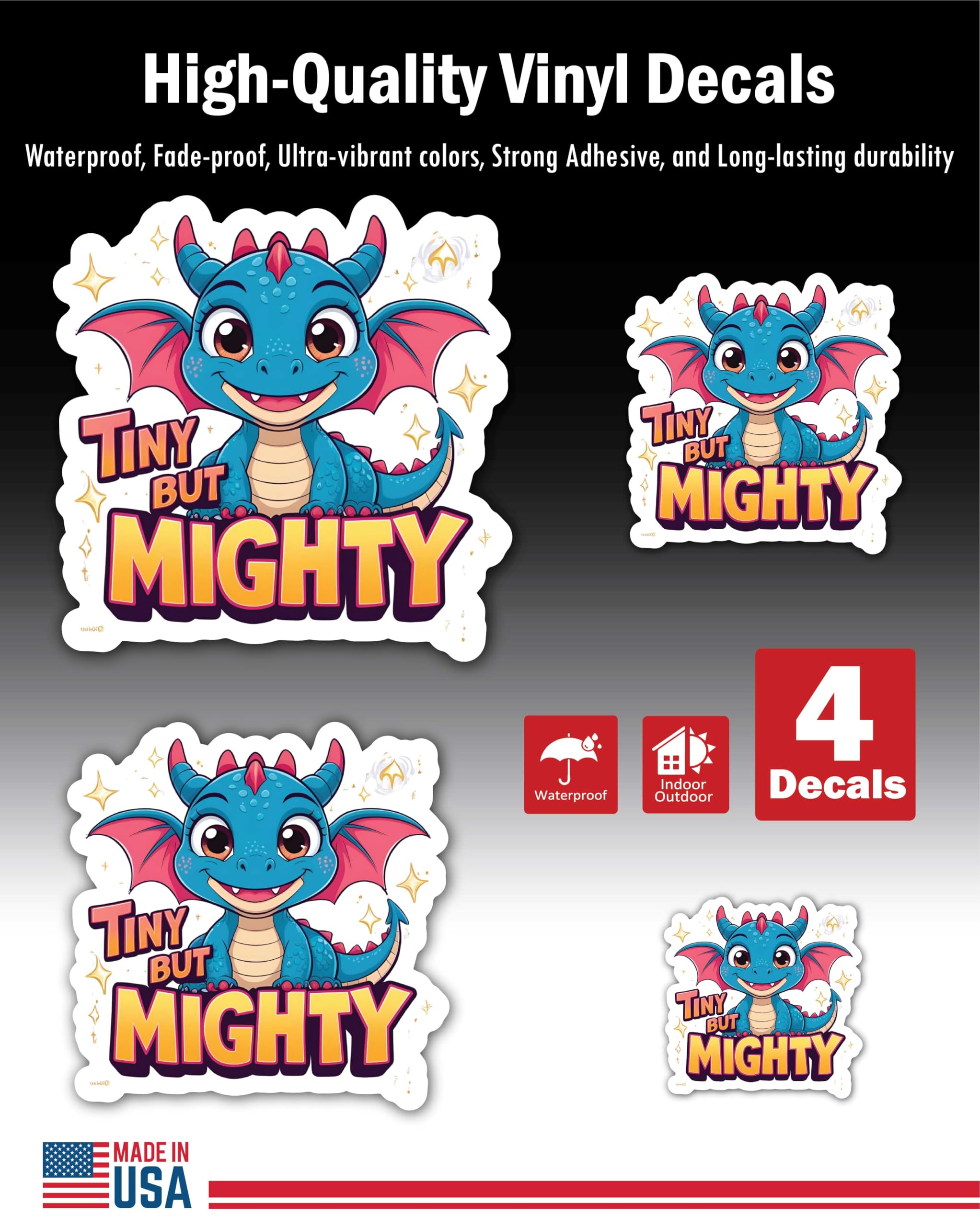 Inspirational Quote Magnificent Motivational Sticker Vinyl Decal Motivation Stickers- 5" Vinyl Stick