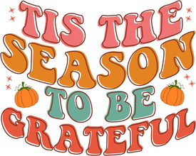 Inspirational Quote Tis The Season To Be Grateful Motivational Sticker Vinyl Decal Motivation Stickers- 5