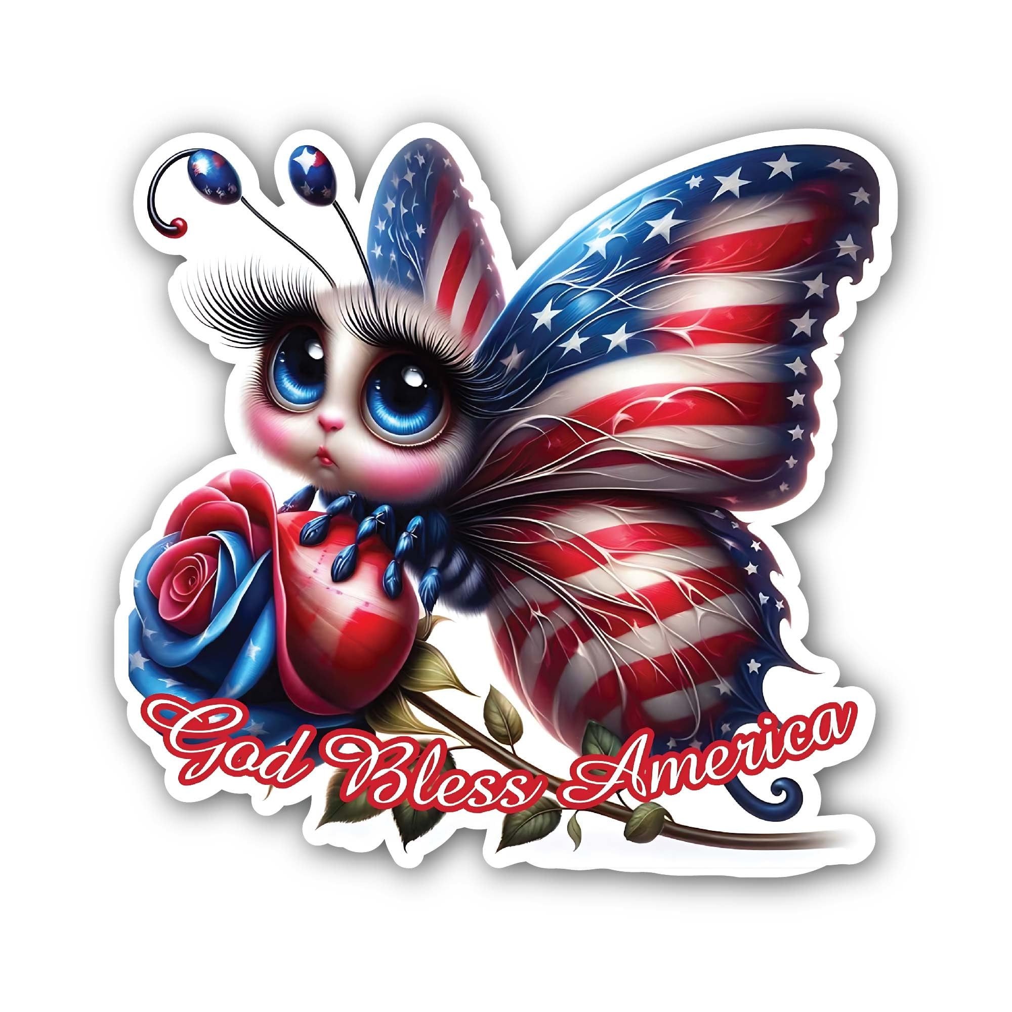2 (Pieces) 3" and 5" Elder Primate Portraits Sticker, Waterproof Vinyl Decals for Many Purpose Like 
