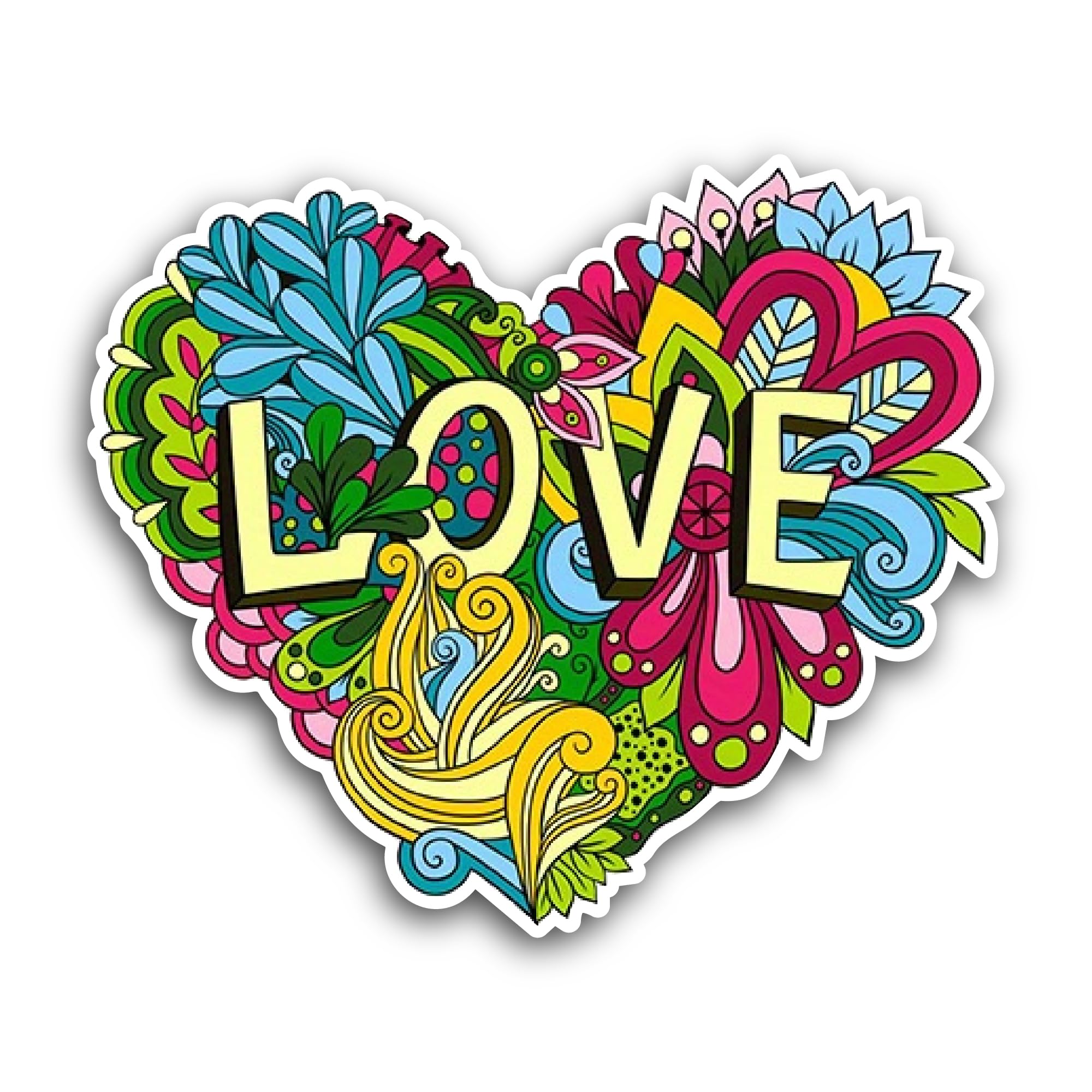 2 (Pieces) 3" and 5" Jingle Brew Sticker, Waterproof Vinyl Decals for Many Purpose Like Cars, Trucks