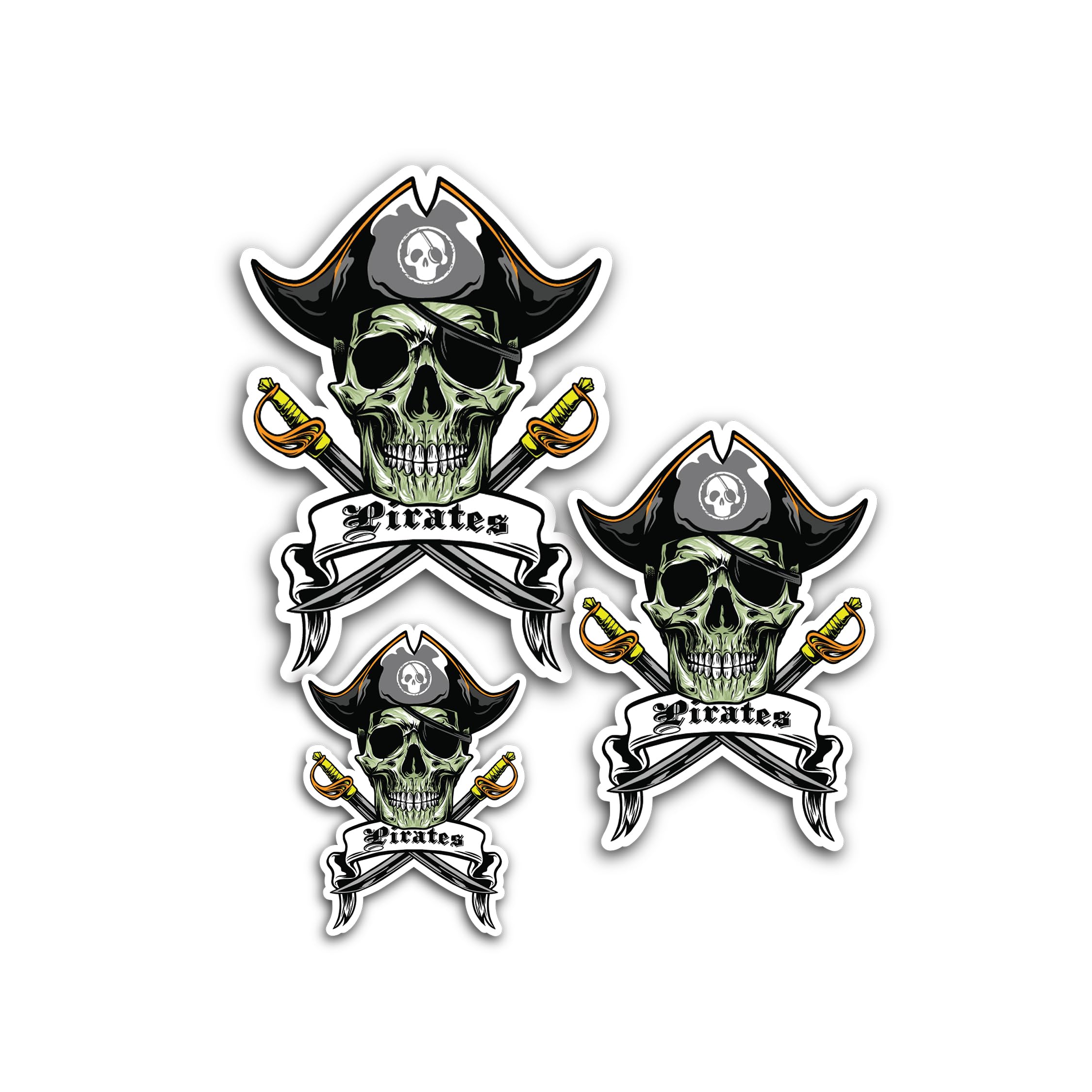 2 (Pieces) 3" and 5" Run Your Car, Not Your Mouth Sticker, Waterproof Vinyl Decals for Many Purpose 