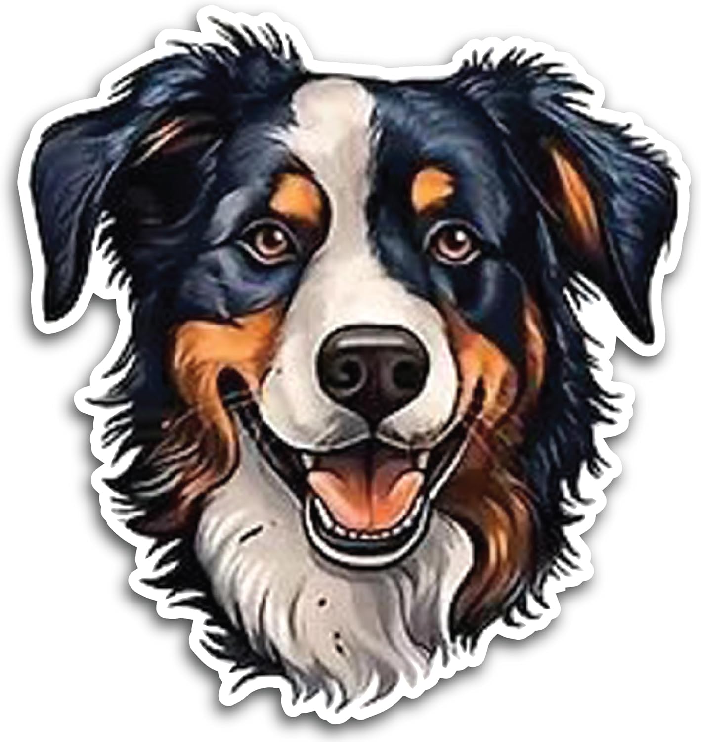 2 (Pieces) 3" and 5" Smiley Face with Skeleton Smiling Decal Sticker, Waterproof Vinyl Decals for Many Purpose Like Cars, Trucks, Laptops, Phones, Windows and More