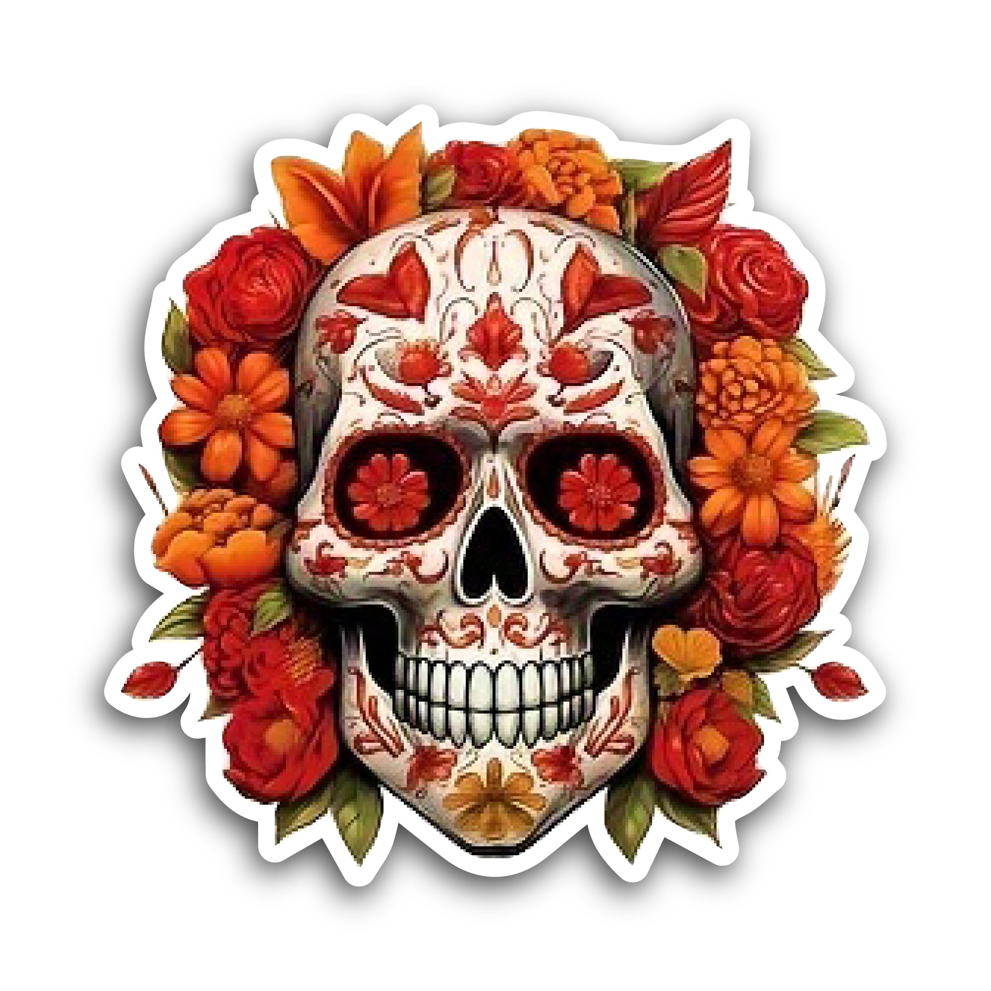 2 (Pieces) 3" and 5" Cute k@waii Monster Sticker, Waterproof Vinyl Decals for Many Purpose Like Cars