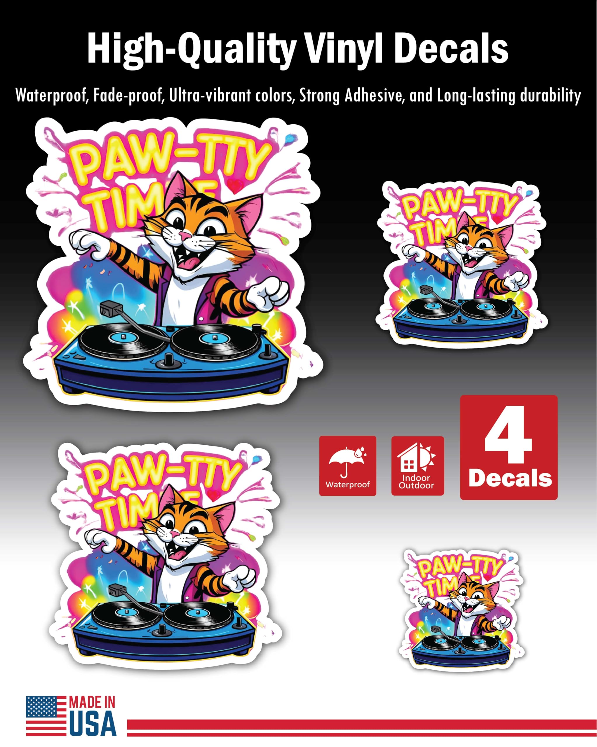 2 (Pieces) 3" and 5" Stickers n Decals Persevere - Motivational Sticker Vinyl Decal Sticker, Waterpr