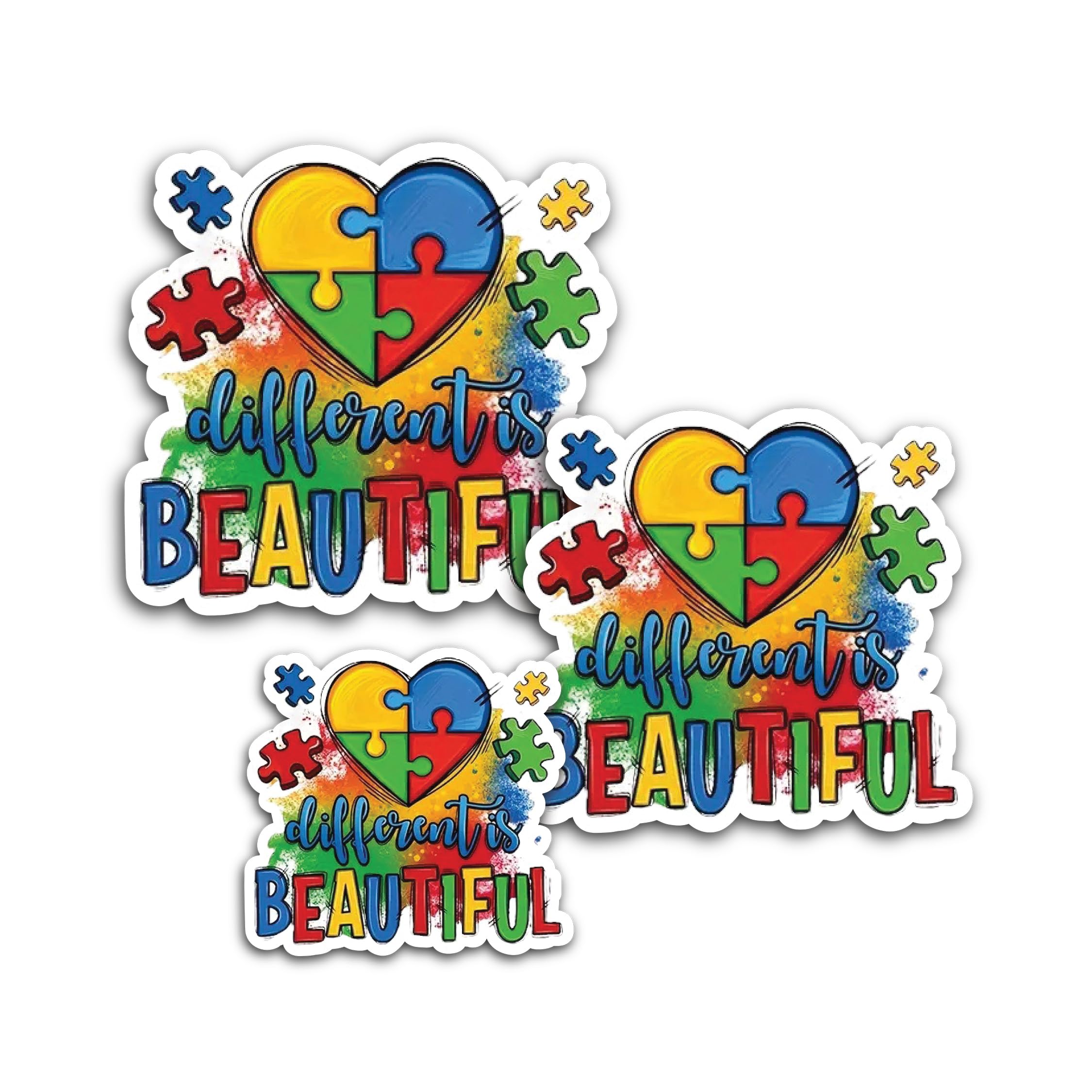 2 (Pieces) 3" and 5" Cartoon Teapot Sticker, Waterproof Vinyl Decals for Many Purpose Like Cars, Tru